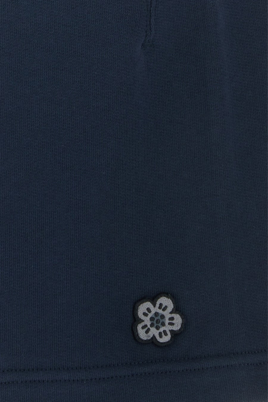 KENZO Bermuda in cotone blu navy, view 3