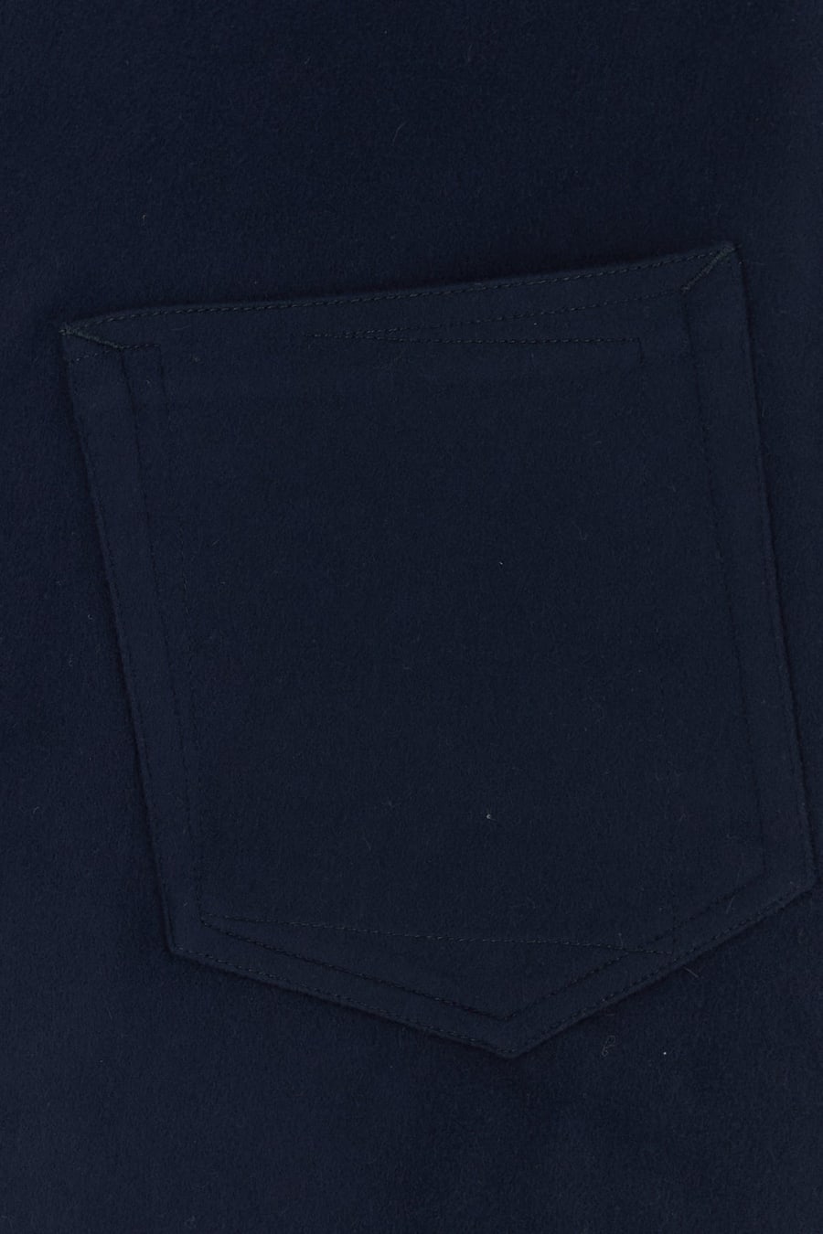 SETCHU Camicia in cashmere blu navy, view 3