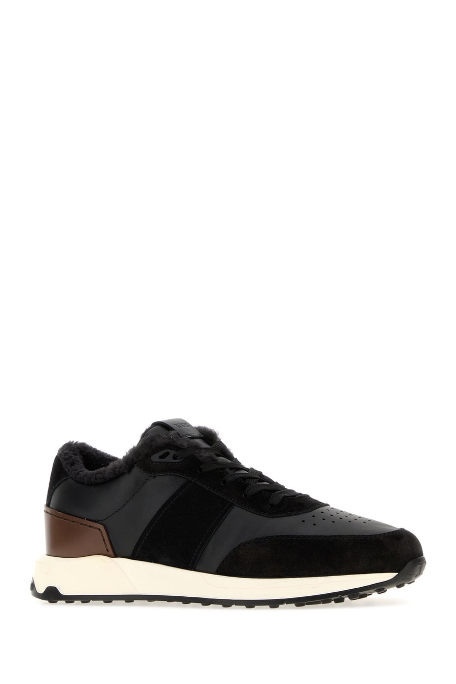 Tod's Sneakers in pelle nera, view 2