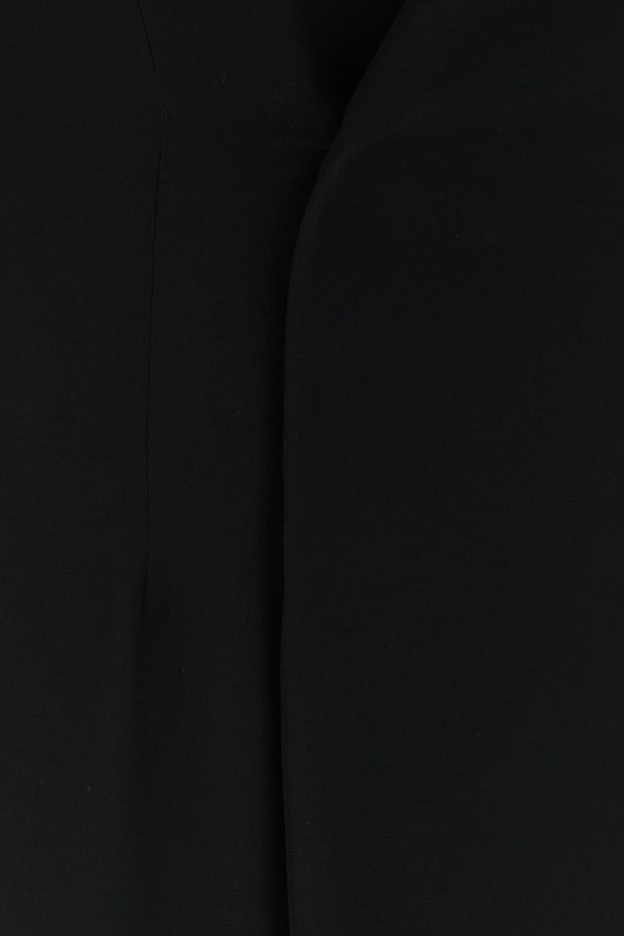 Maison Margiela Abito giacca nero in crepe e twill, view 5