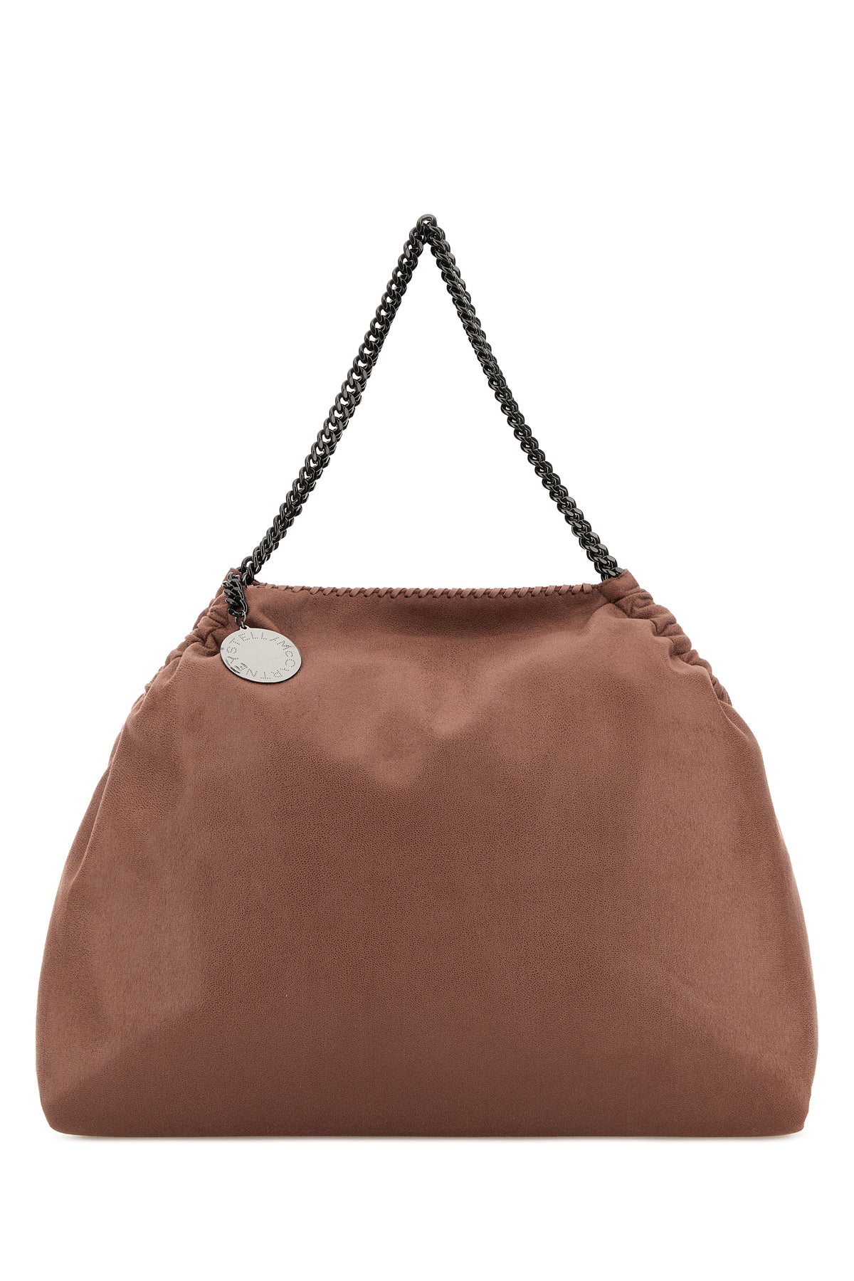 Stella McCartney Borsa shopping Falabella in shaggy deer rosa antico