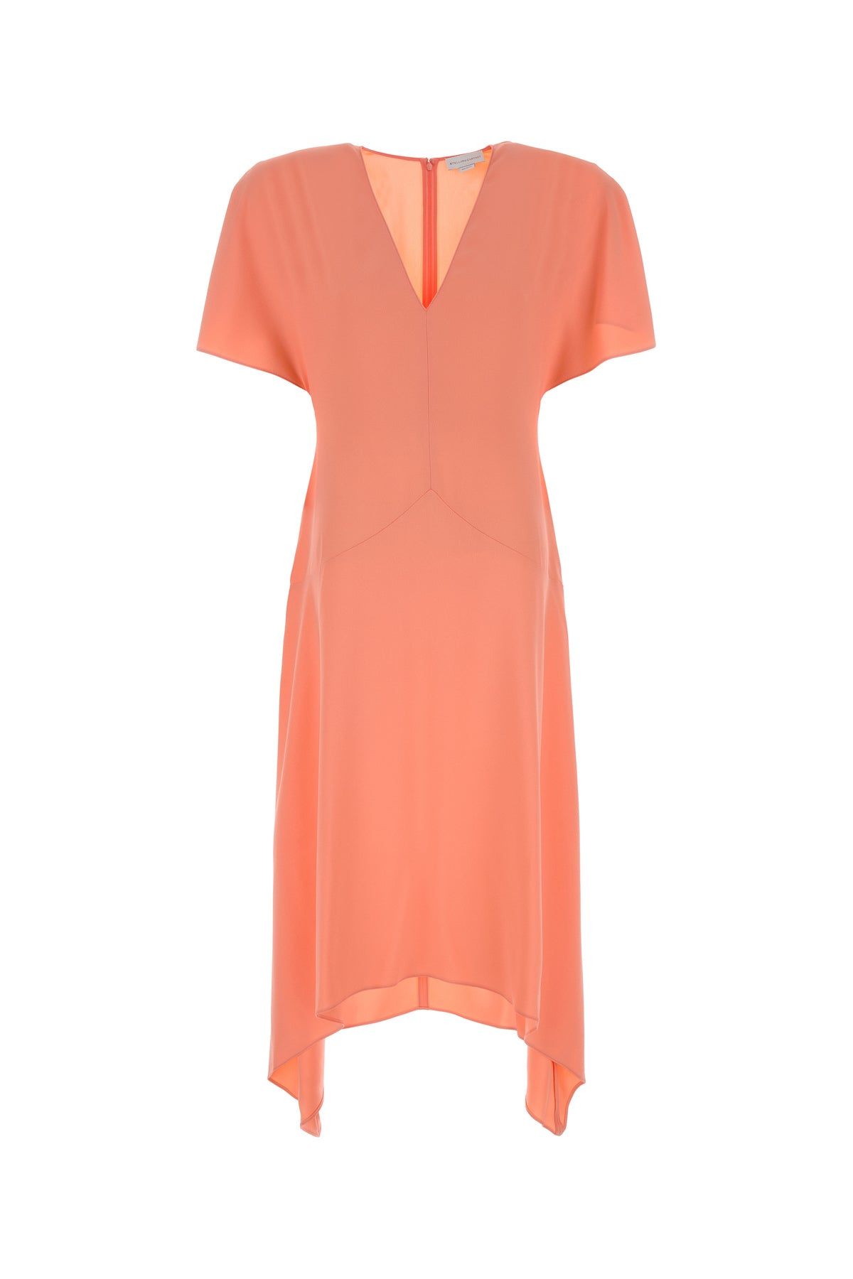 Stella McCartney Abito in raso salmone