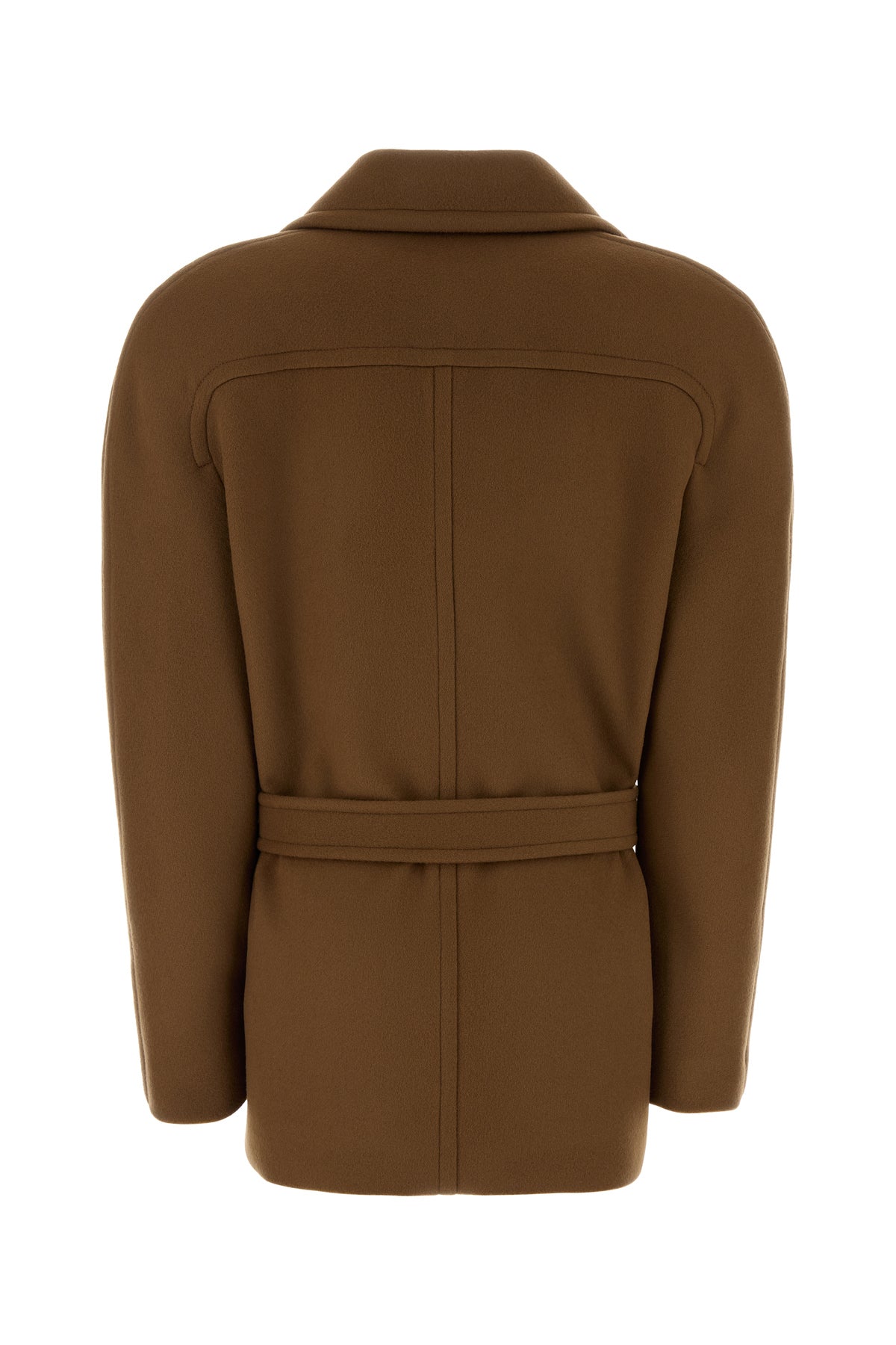 Stella McCartney Cappotto in lana biscotto, view 2