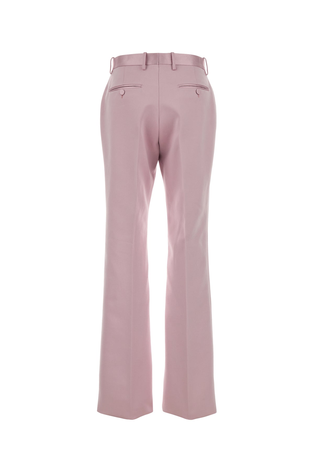Tom Ford Pantalone in misto cotone rosa cipria, view 2