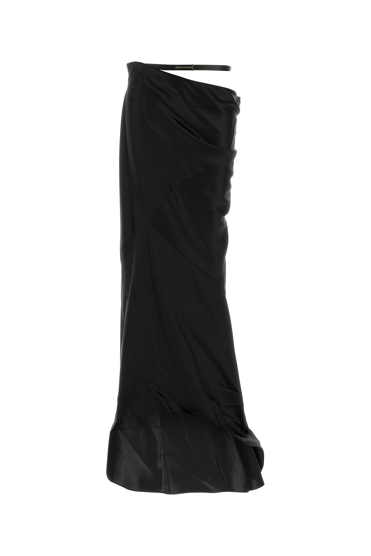 Tom Ford Gonna in raso nero, view 2