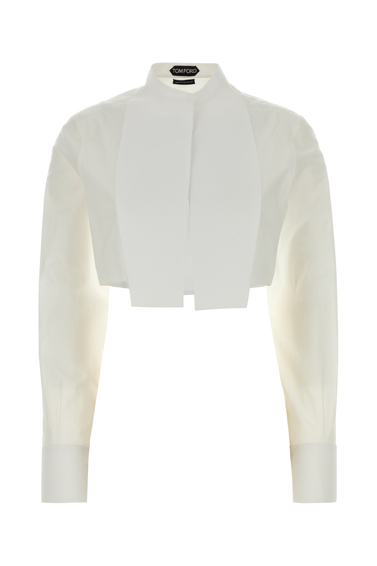 Tom Ford Camicia in popeline bianco