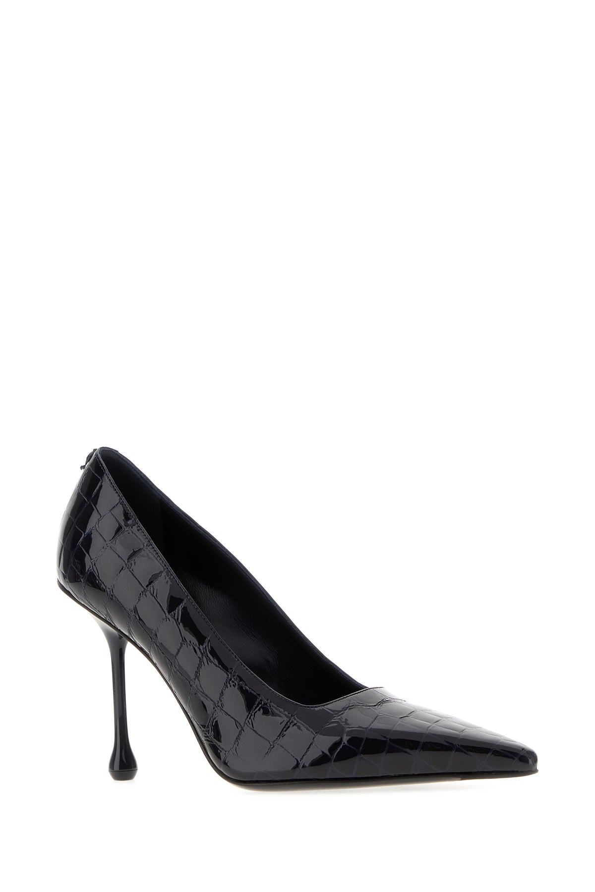 Jimmy Choo Scarpe con tacco Ixia in pelle nera, view 2