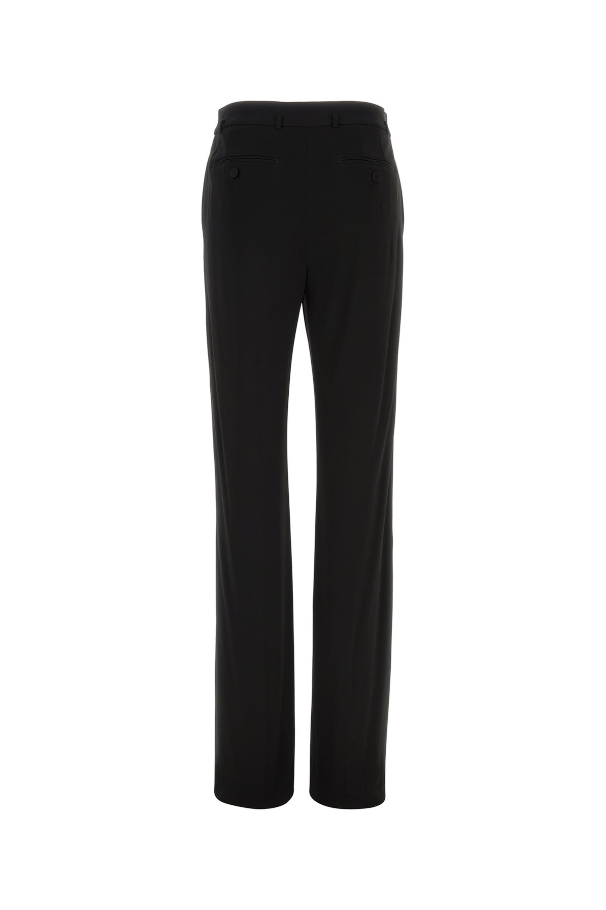 Tom Ford Pantalone in crepe nero, view 2