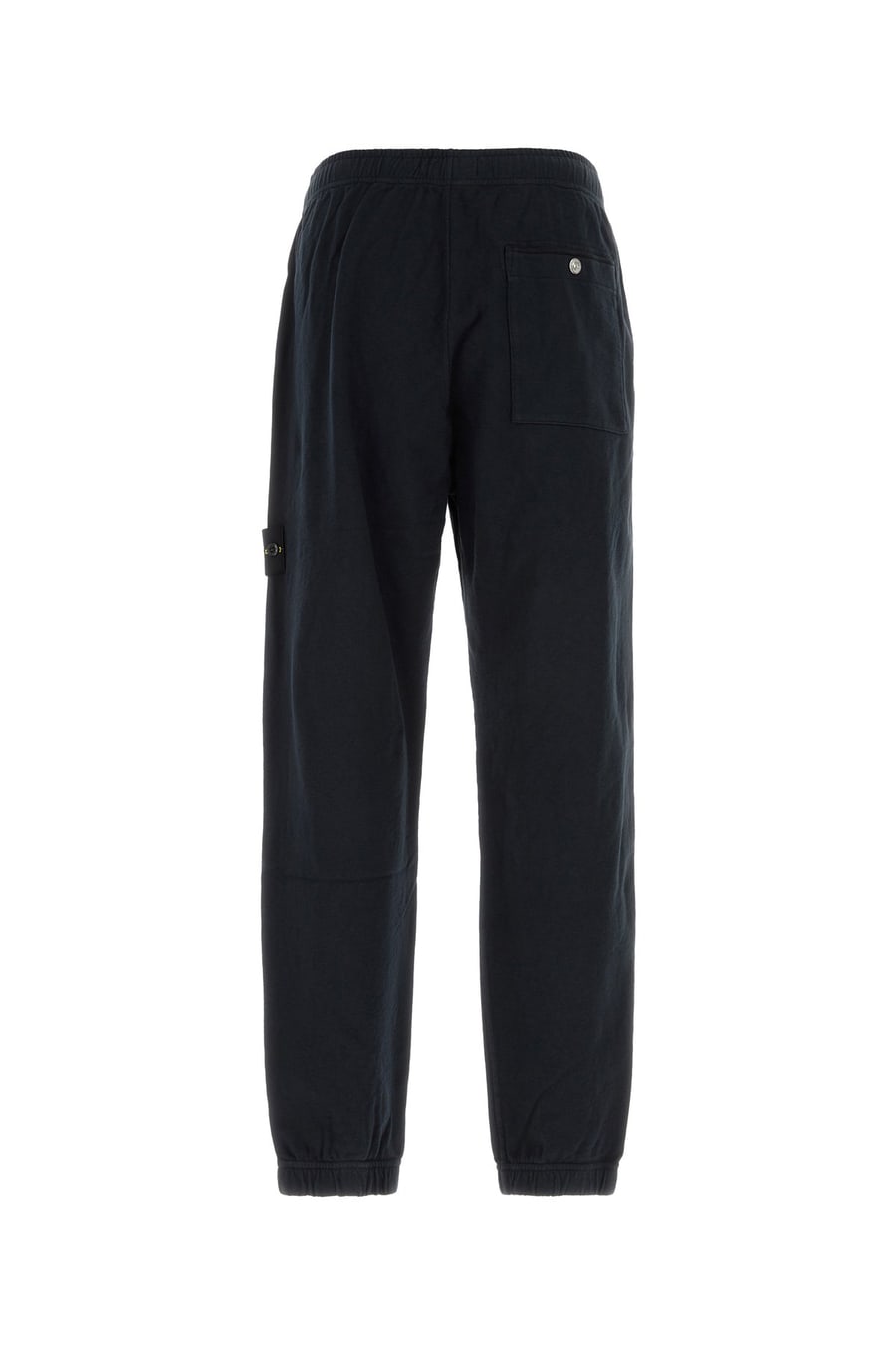Stone Island Pantalone jogging in cotone blu navy, view 2