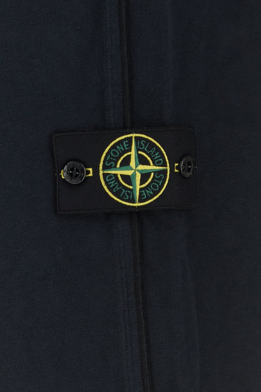 Stone Island Pantalone jogging in cotone blu navy, view 3
