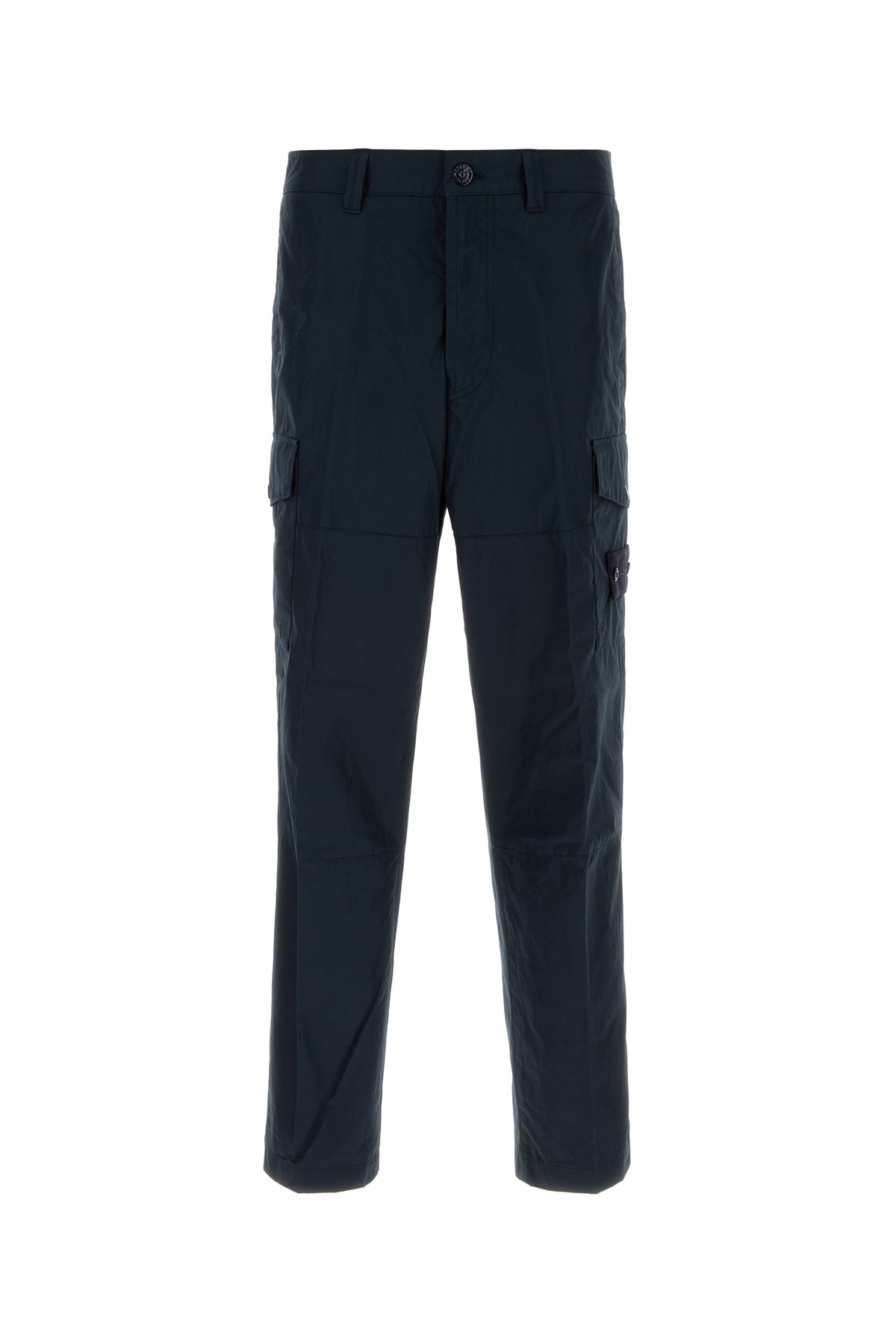 Stone Island Pantalone cargo in cotone blu navy