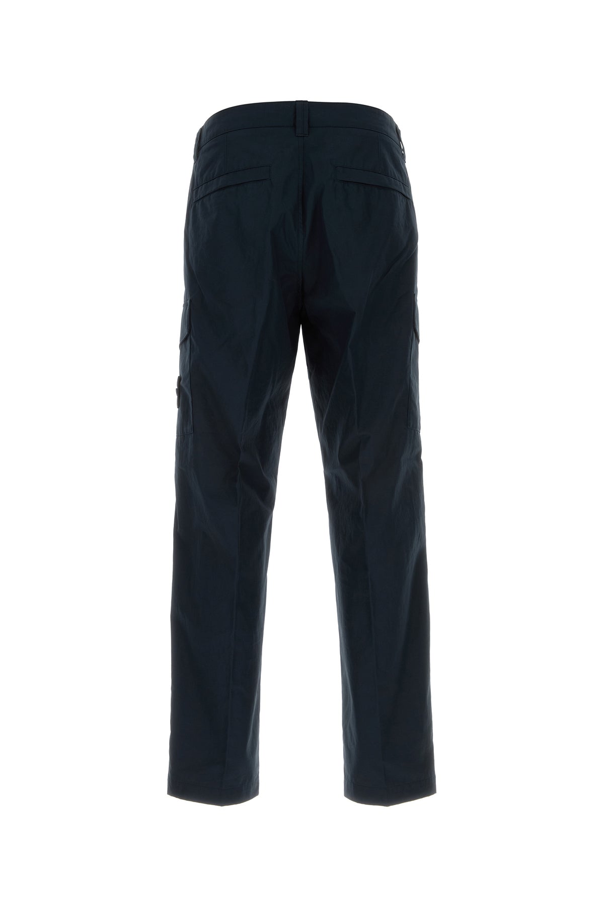 Stone Island Pantalone cargo in cotone blu navy, view 2