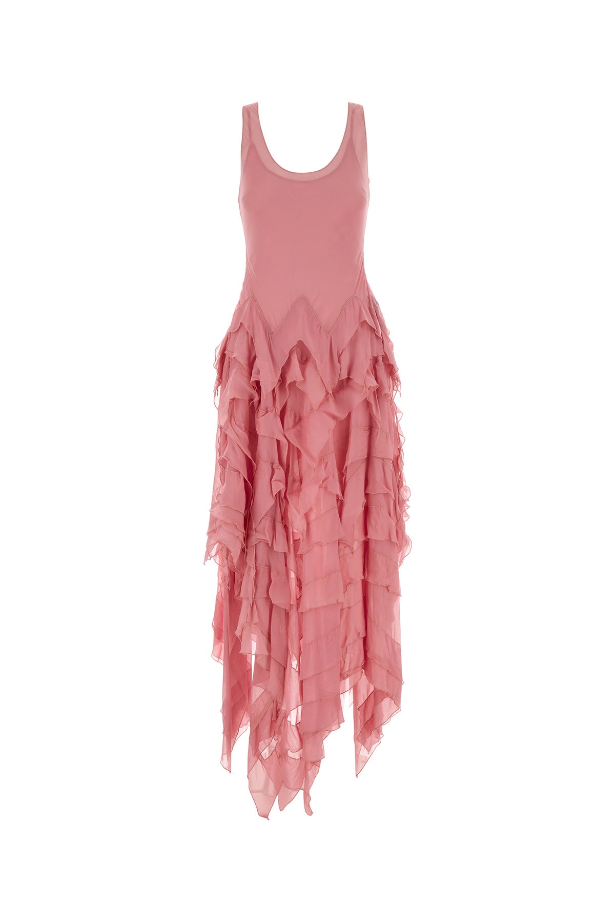 BLUMARINE Abito in georgette rosa
