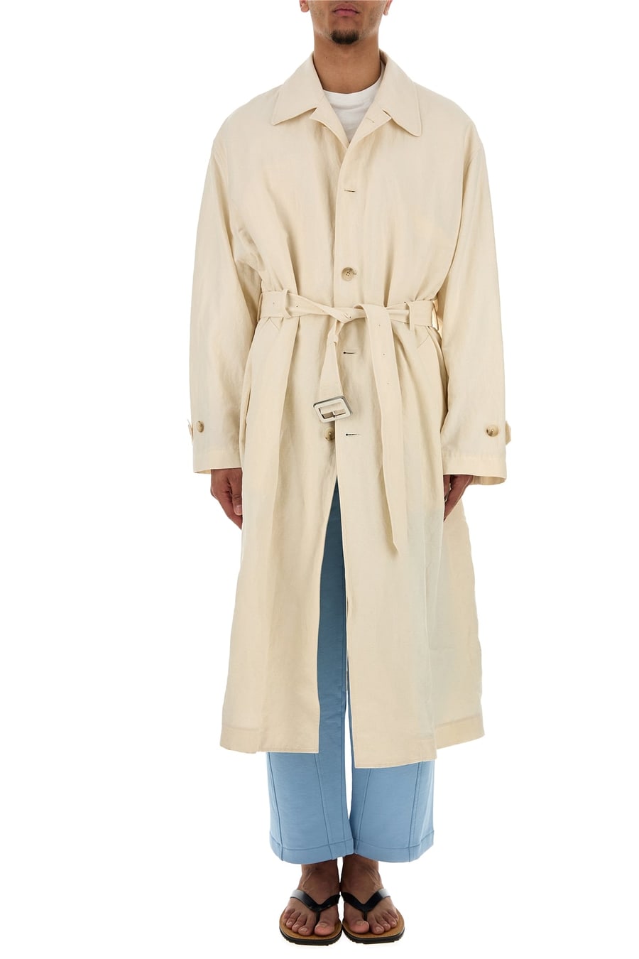 Dolce & Gabbana Pantalone jogging in cotone azzurro, view 6