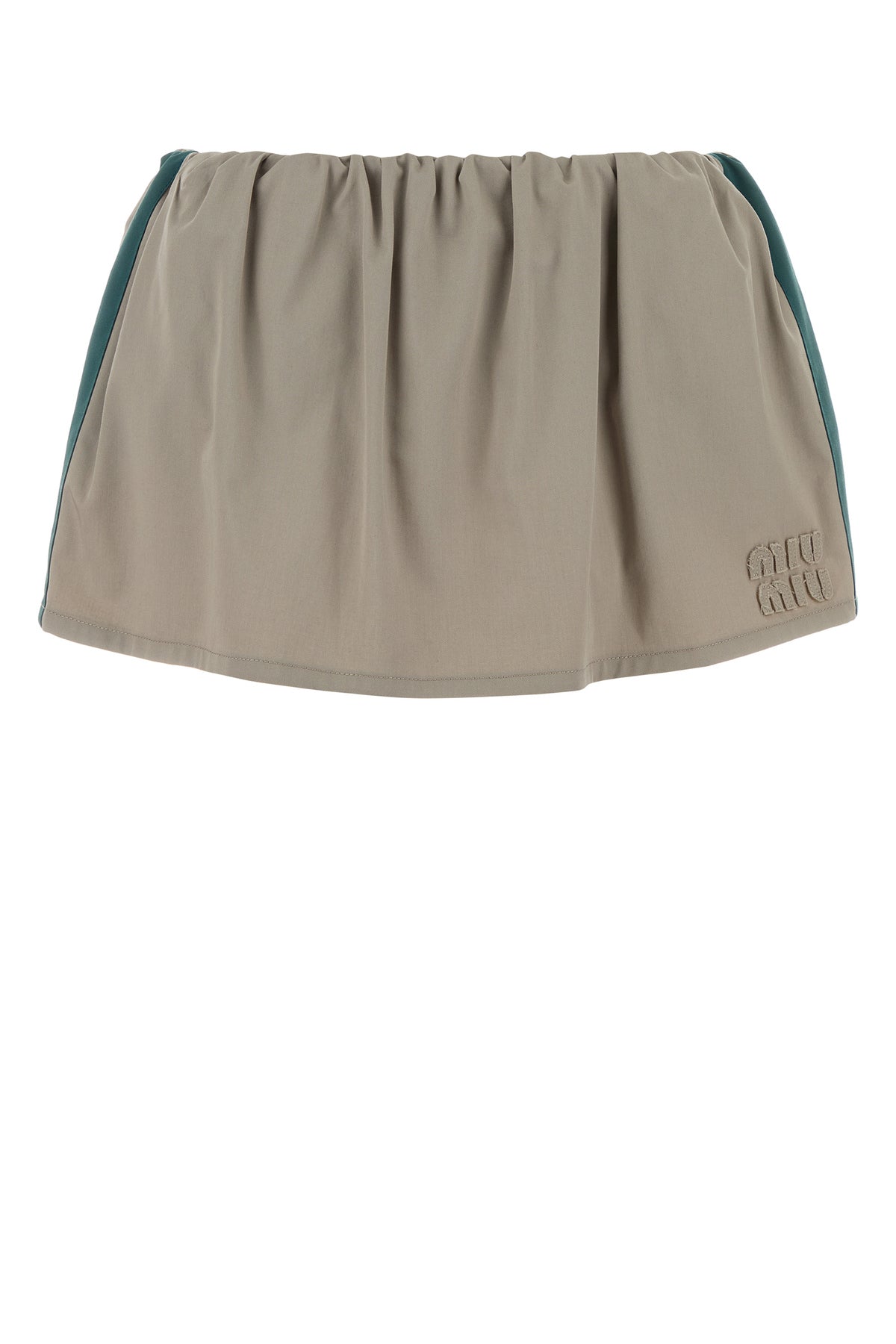 Miu Miu Gonna pantalone in twill tortora