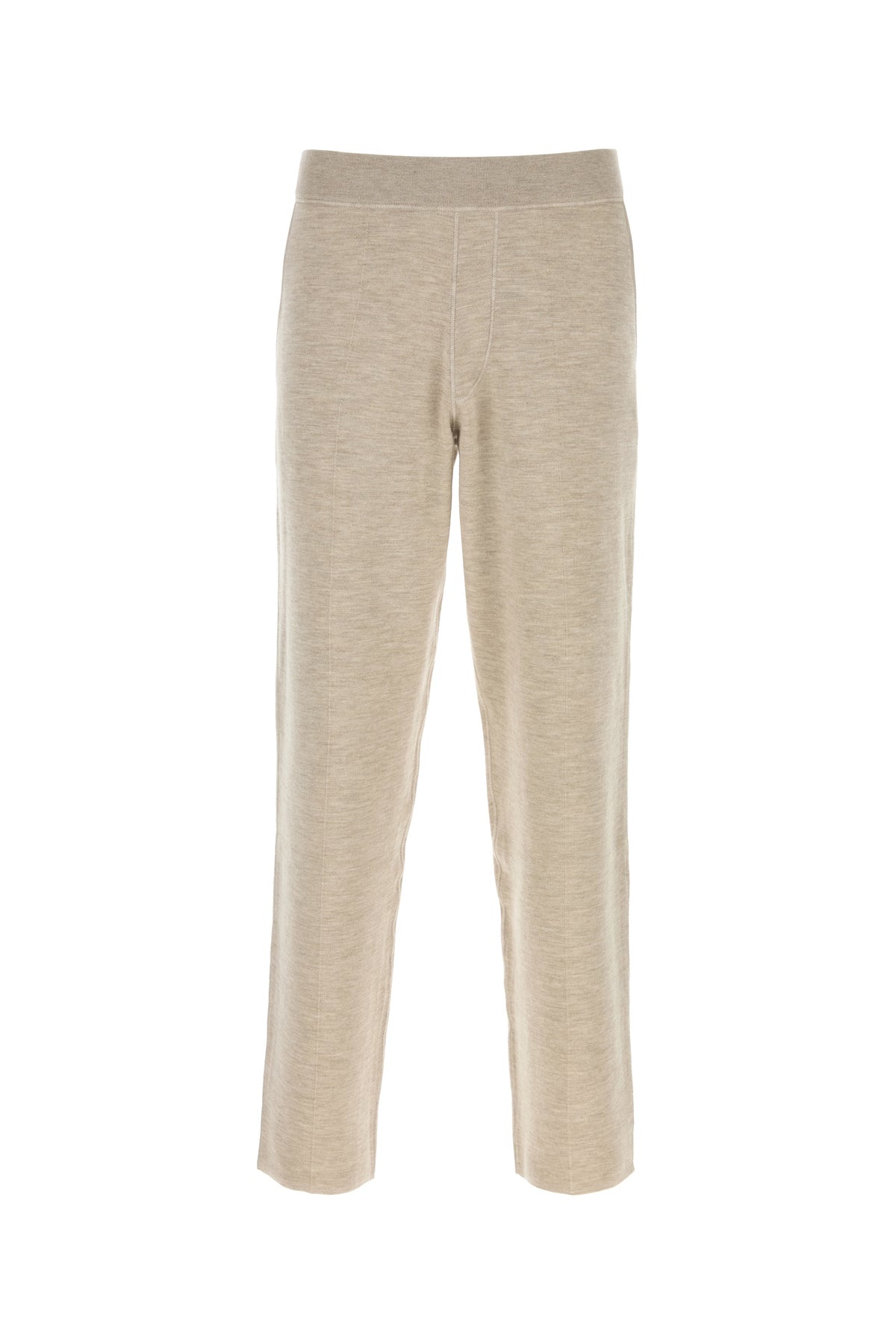 BRIONI Pantalone jogging in misto cotone stretch sabbia