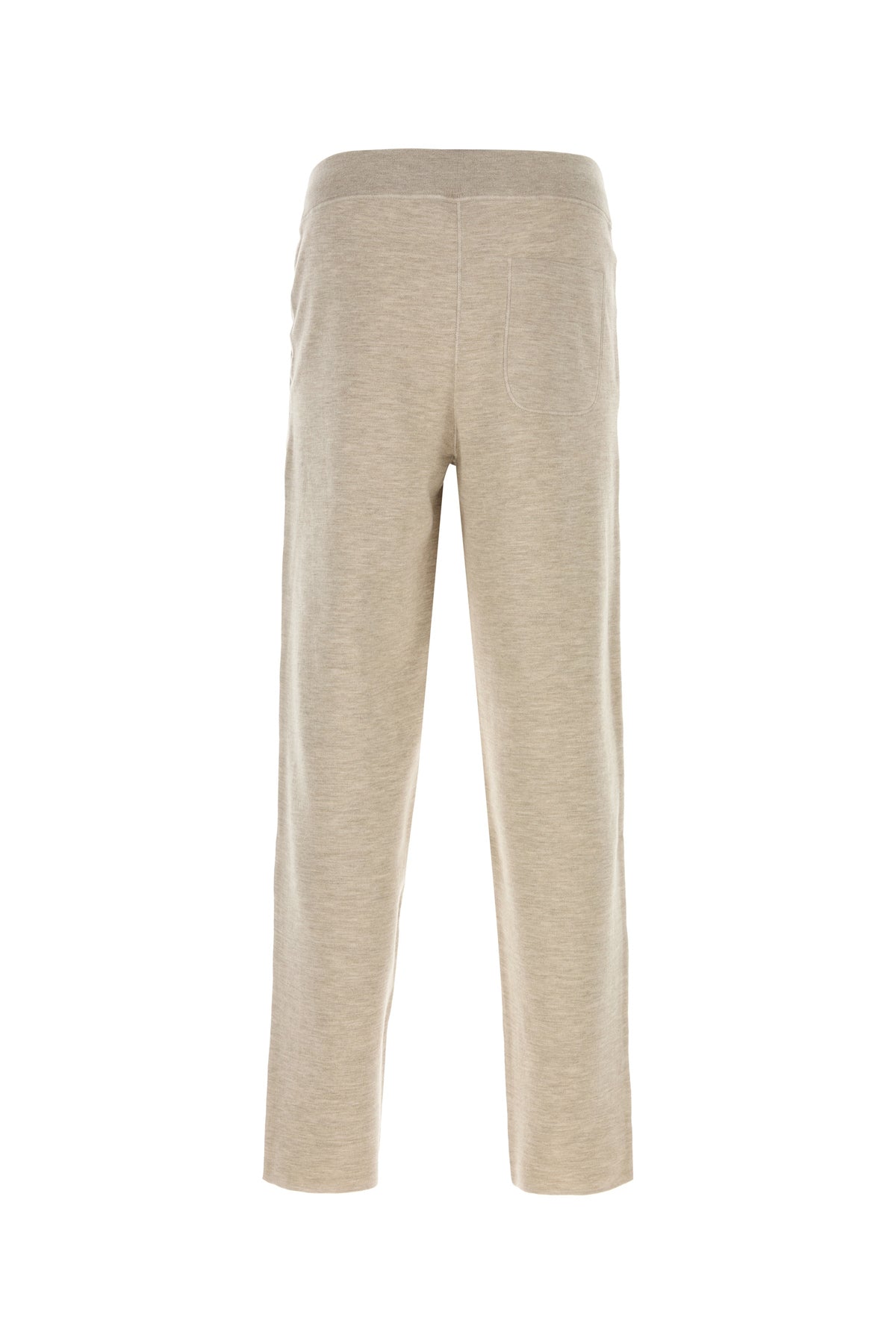 BRIONI Pantalone jogging in misto cotone stretch sabbia, view 2
