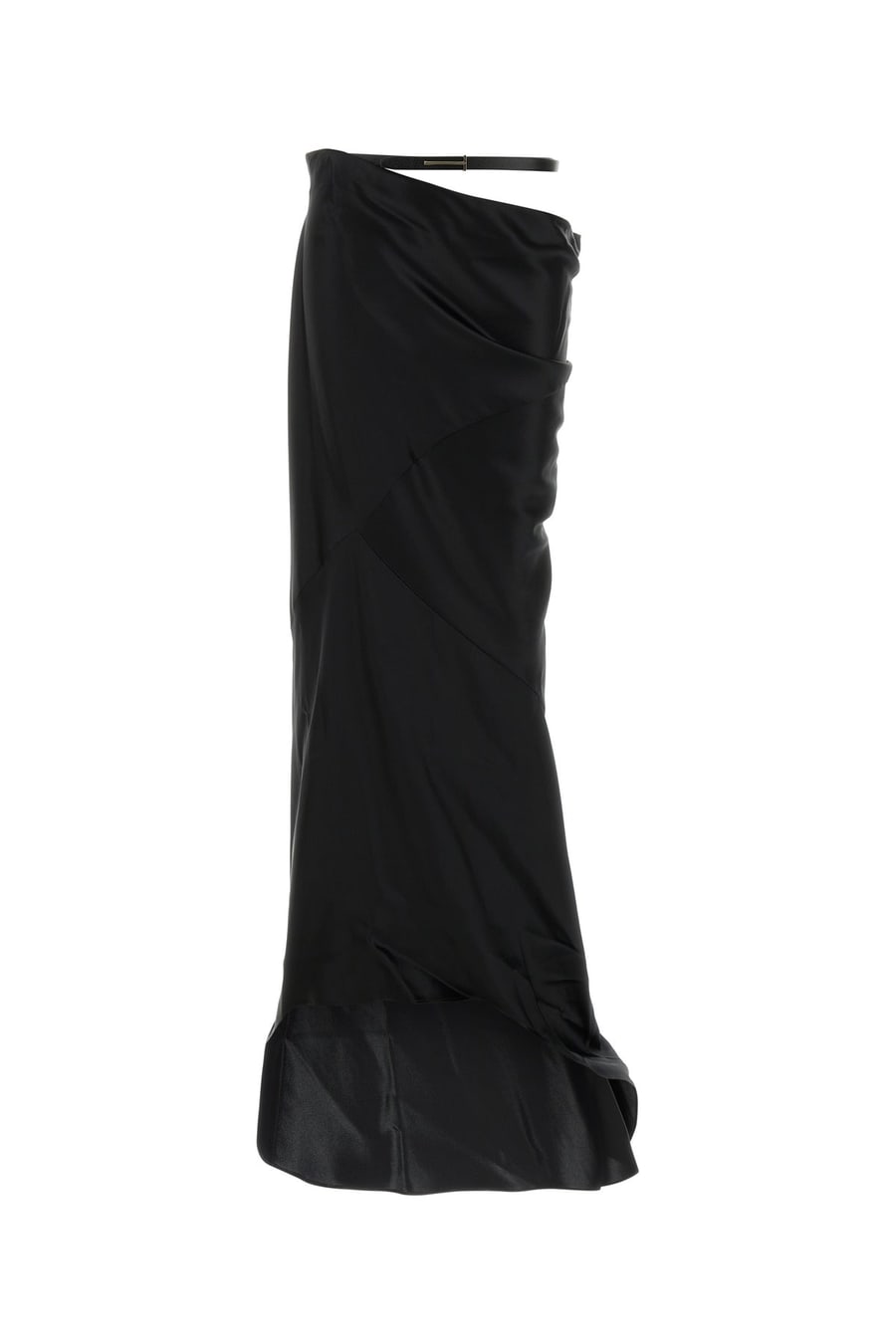 Tom Ford Gonna in raso nero, view 2