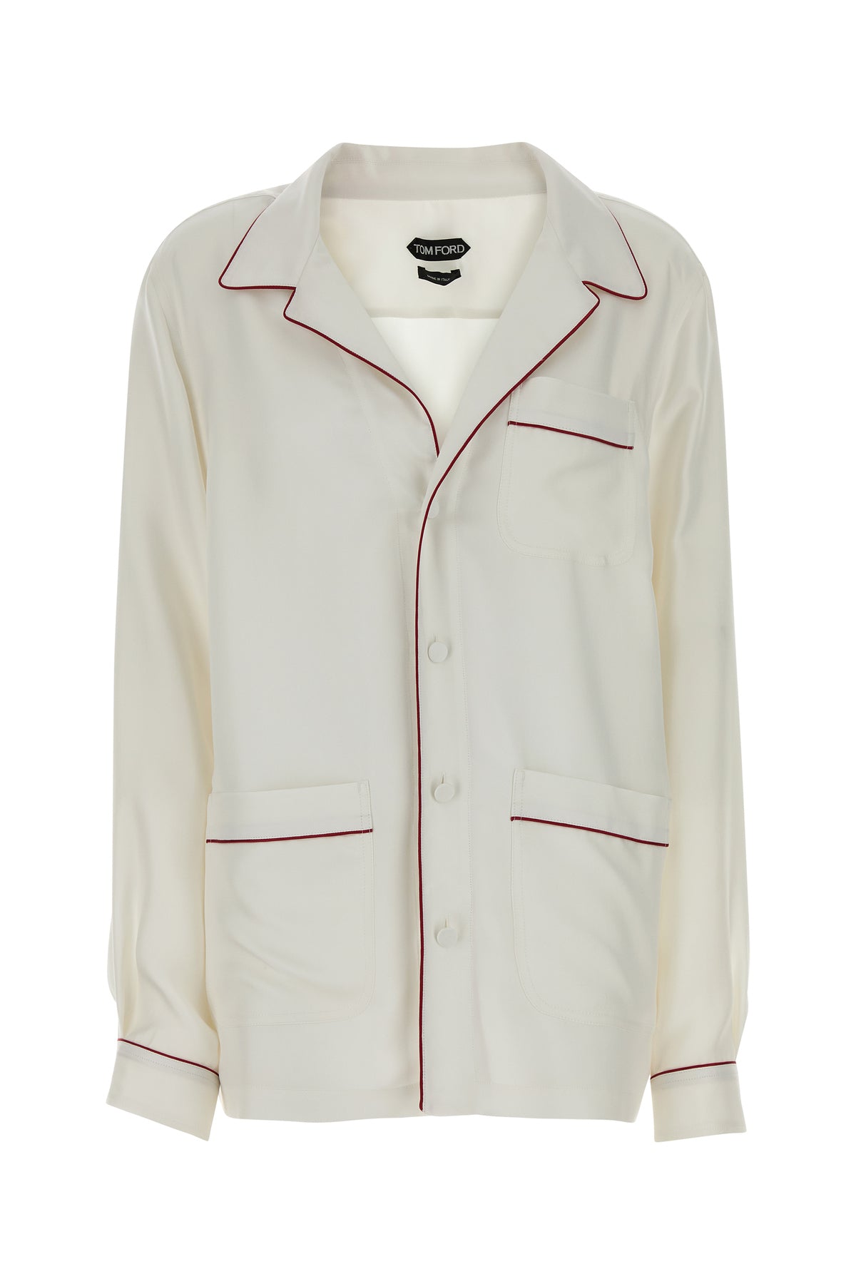 Tom Ford Camicia in seta bianca