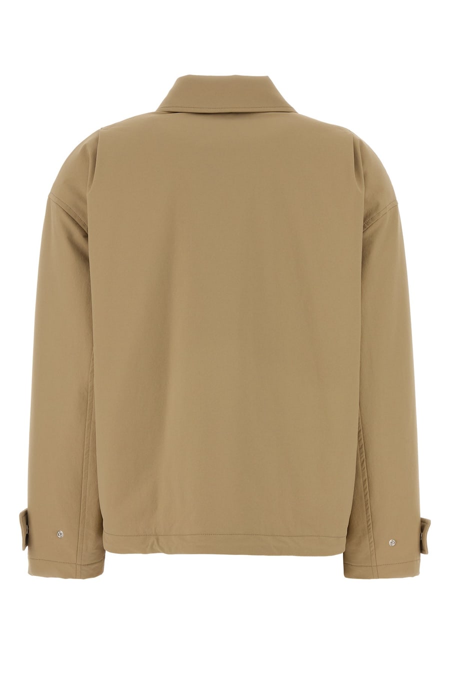 HERNO LAMINAR Giubbino imbottito in misto nylon stretch beige, view 2