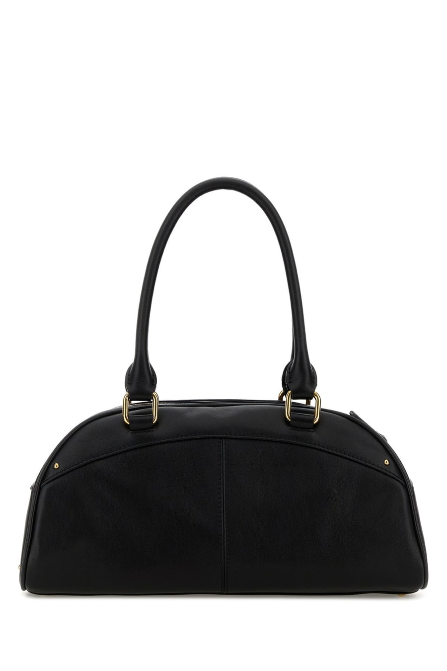 Chloé Borsa a mano Bowling in pelle nera, view 3