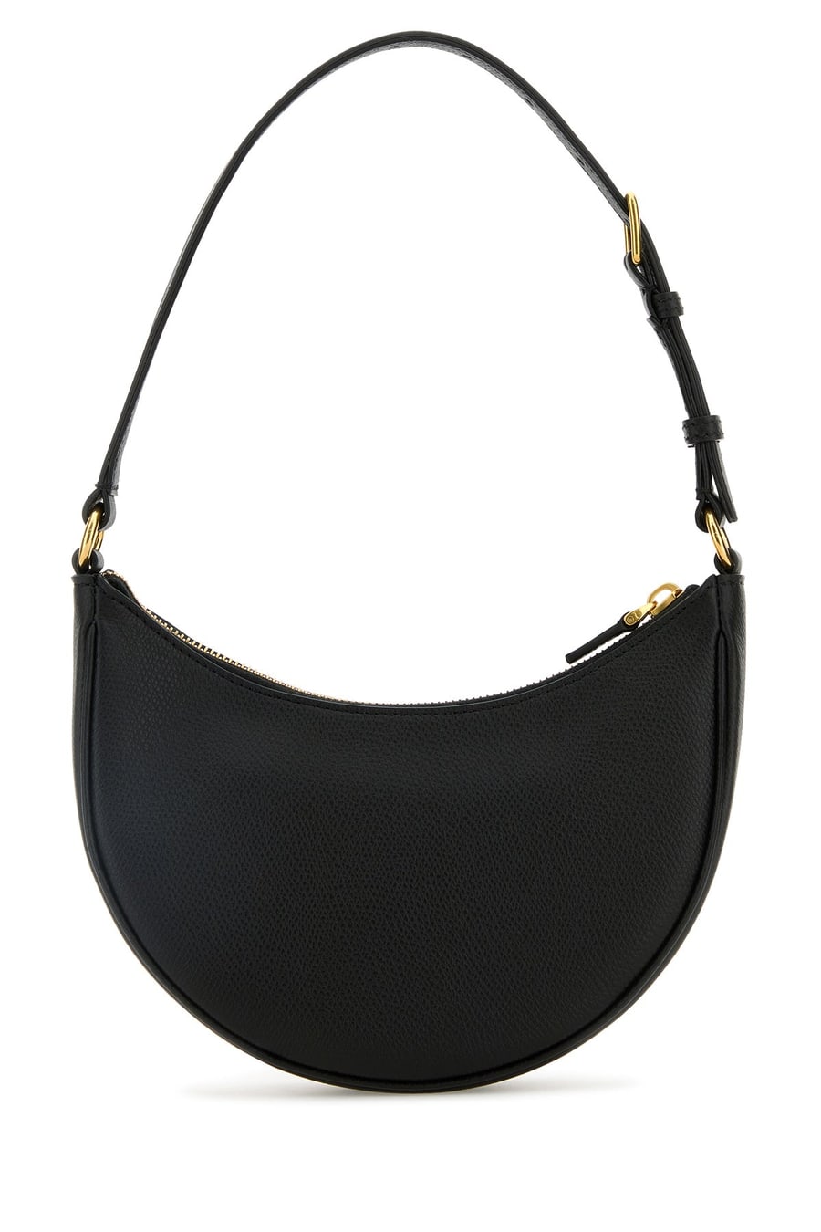 Valentino Garavani Borsa a spalla Vlogo mini in pelle nera, view 3