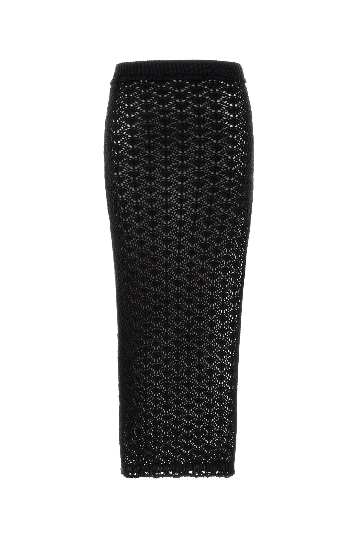 BLUMARINE Gonna in crochet nero
