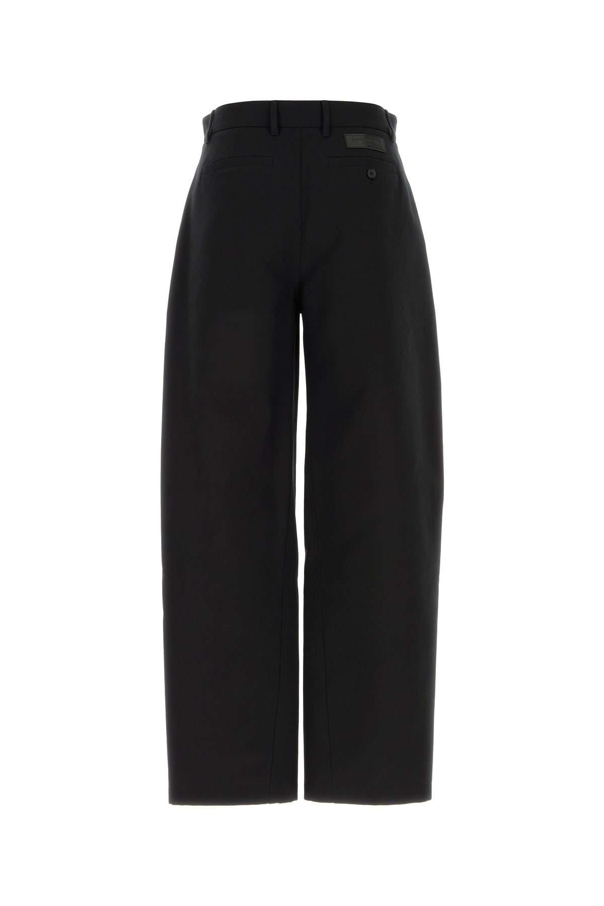 Givenchy Pantalone dalla gamba ampia in cotone nero, view 2