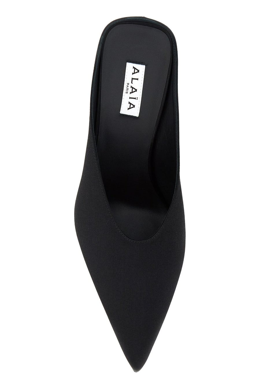 Alaïa Sabot in raso nero, view 4