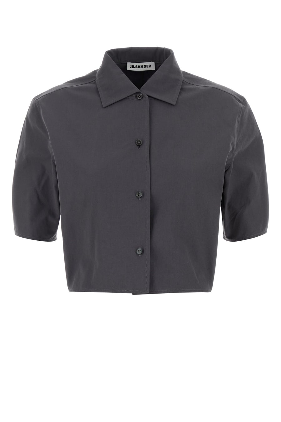 Jil Sander Camicia in popeline grigio scuro