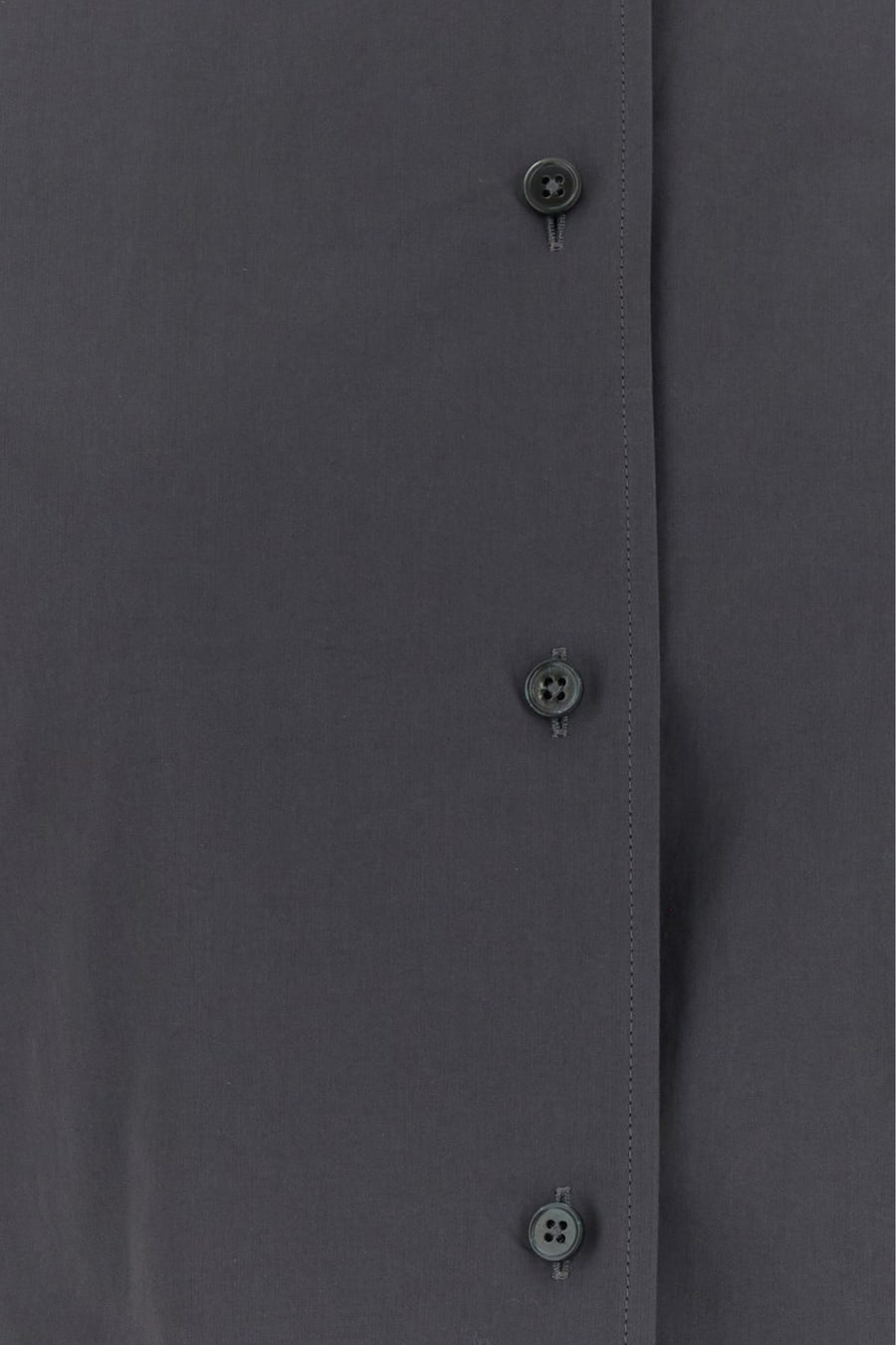 Jil Sander Camicia in popeline grigio scuro, view 3