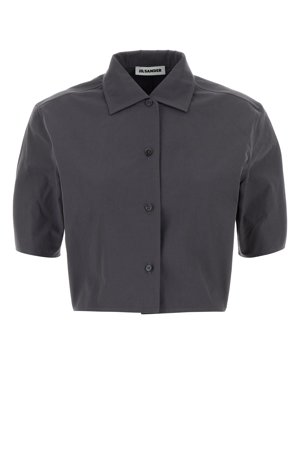 Jil Sander Camicia in popeline grigio scuro