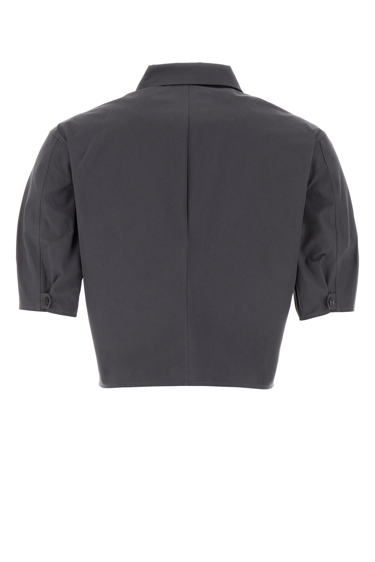 Jil Sander Camicia in popeline grigio scuro, view 2