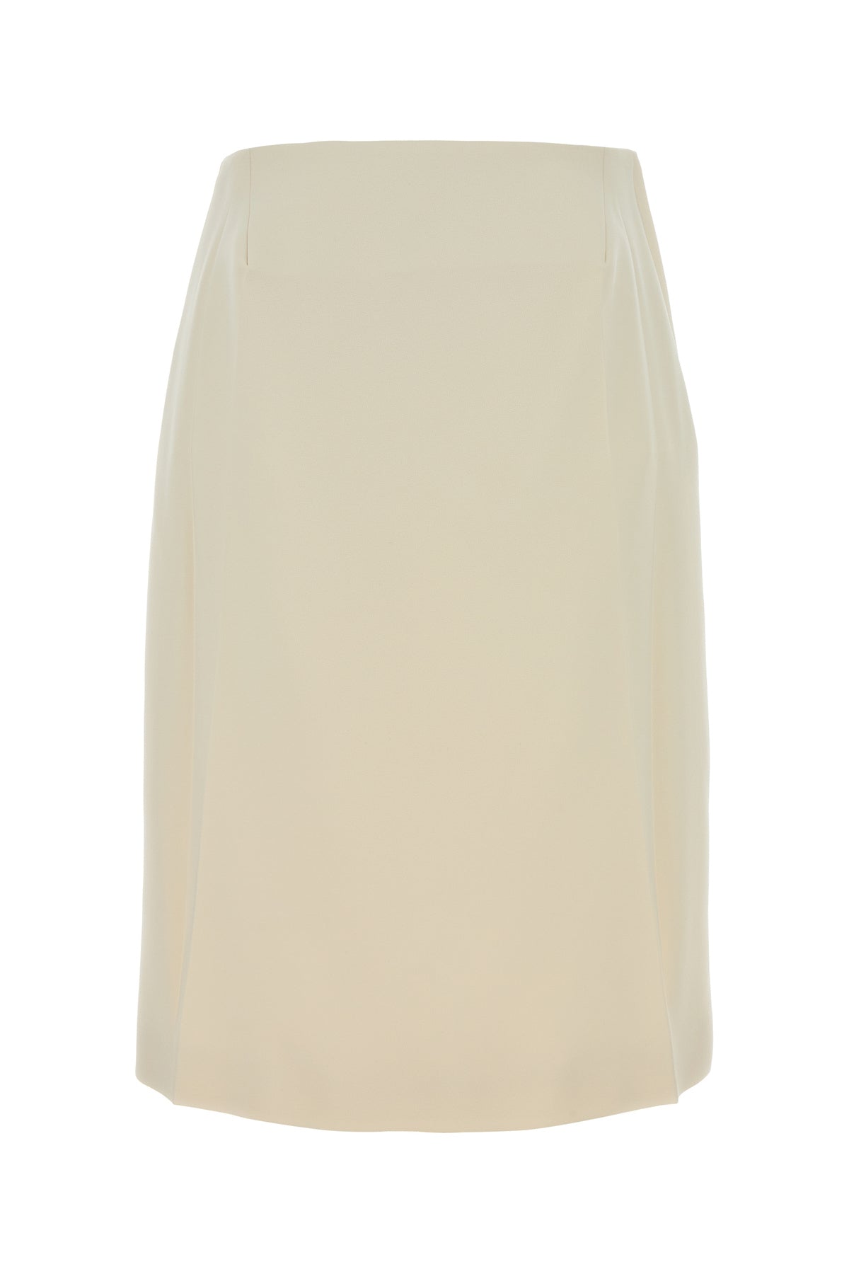 Jil Sander Gonna in crepe avorio