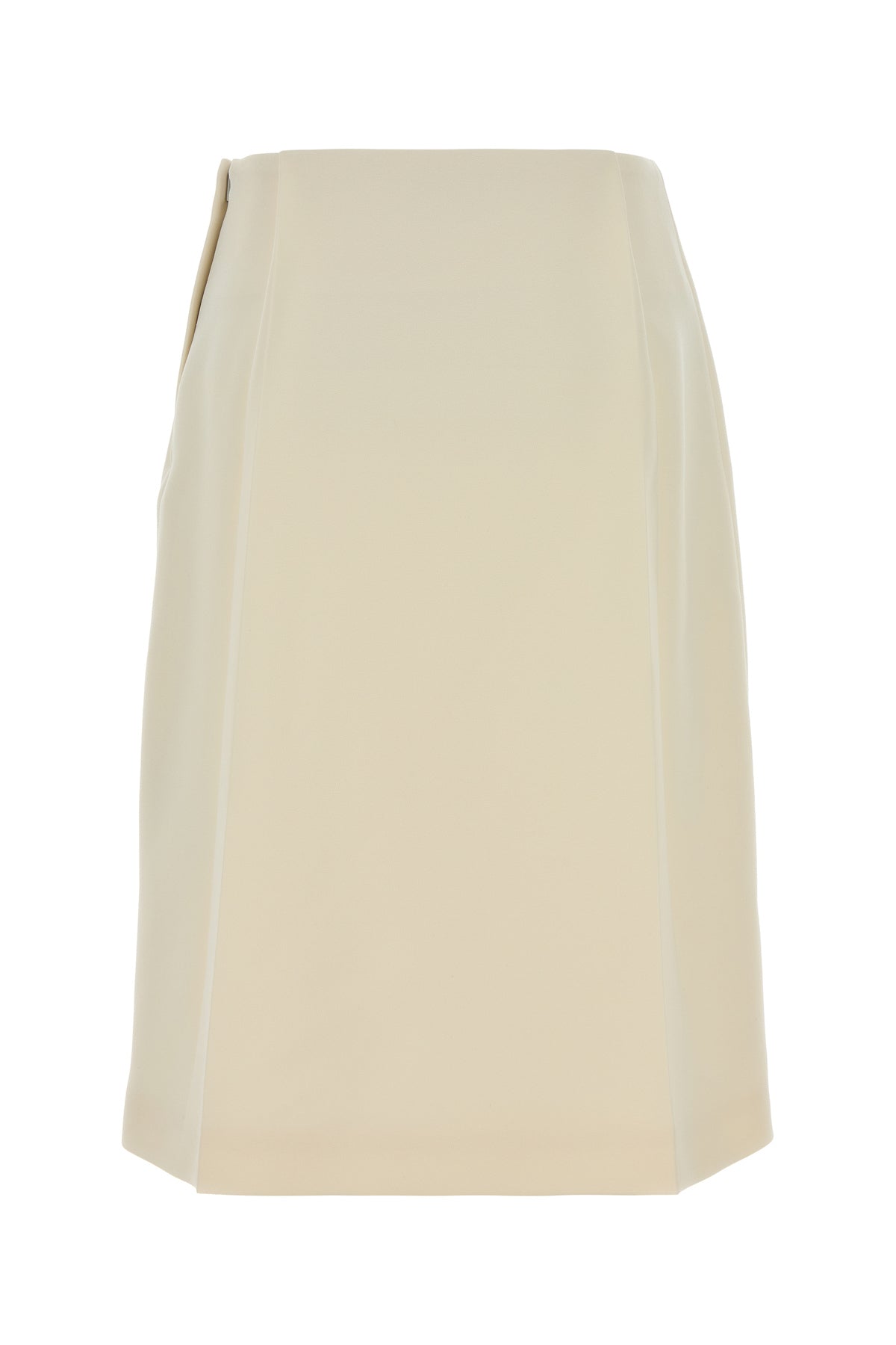 Jil Sander Gonna in crepe avorio, view 2