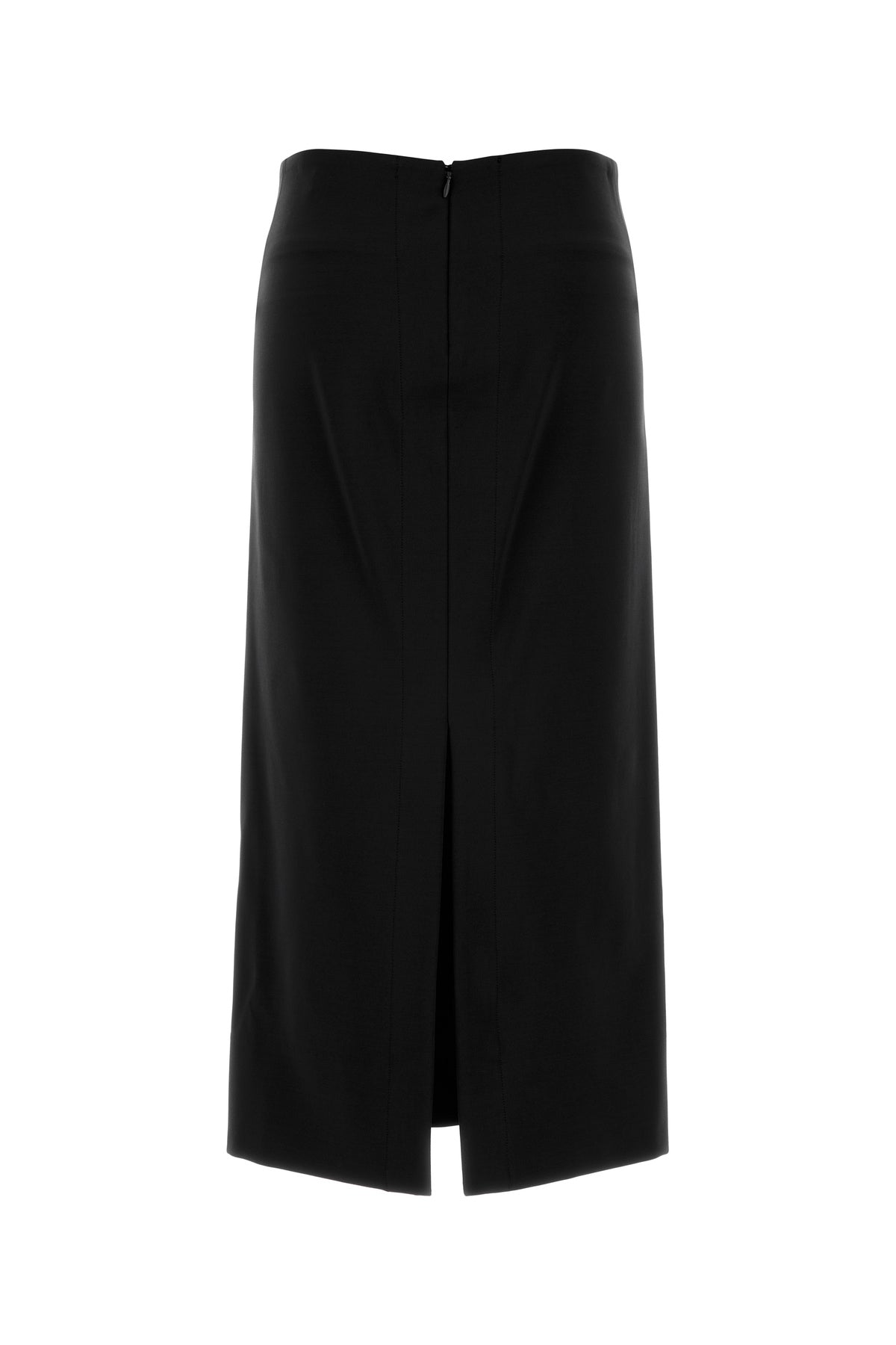 Jil Sander Gonna in jersey nero, view 2