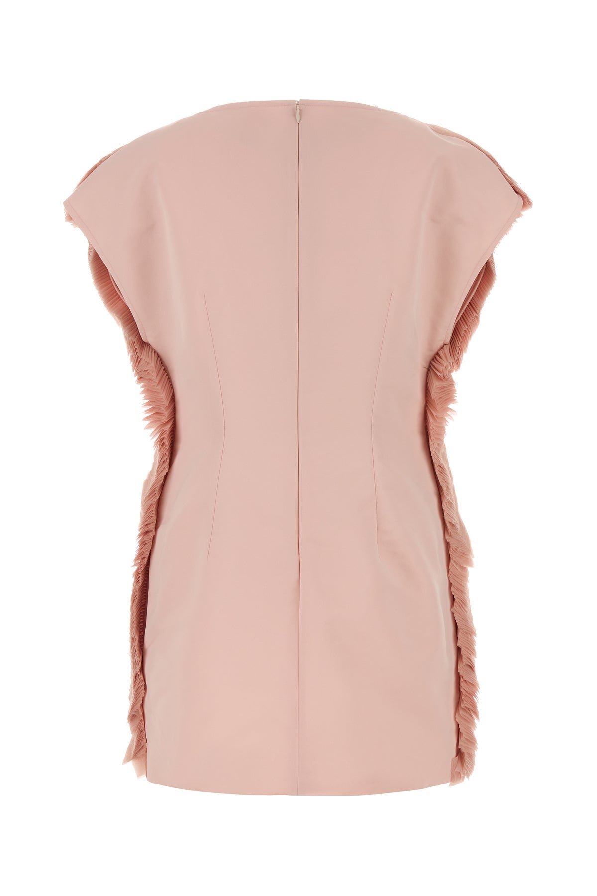 Jil Sander Mini abito nylon rosa, view 2