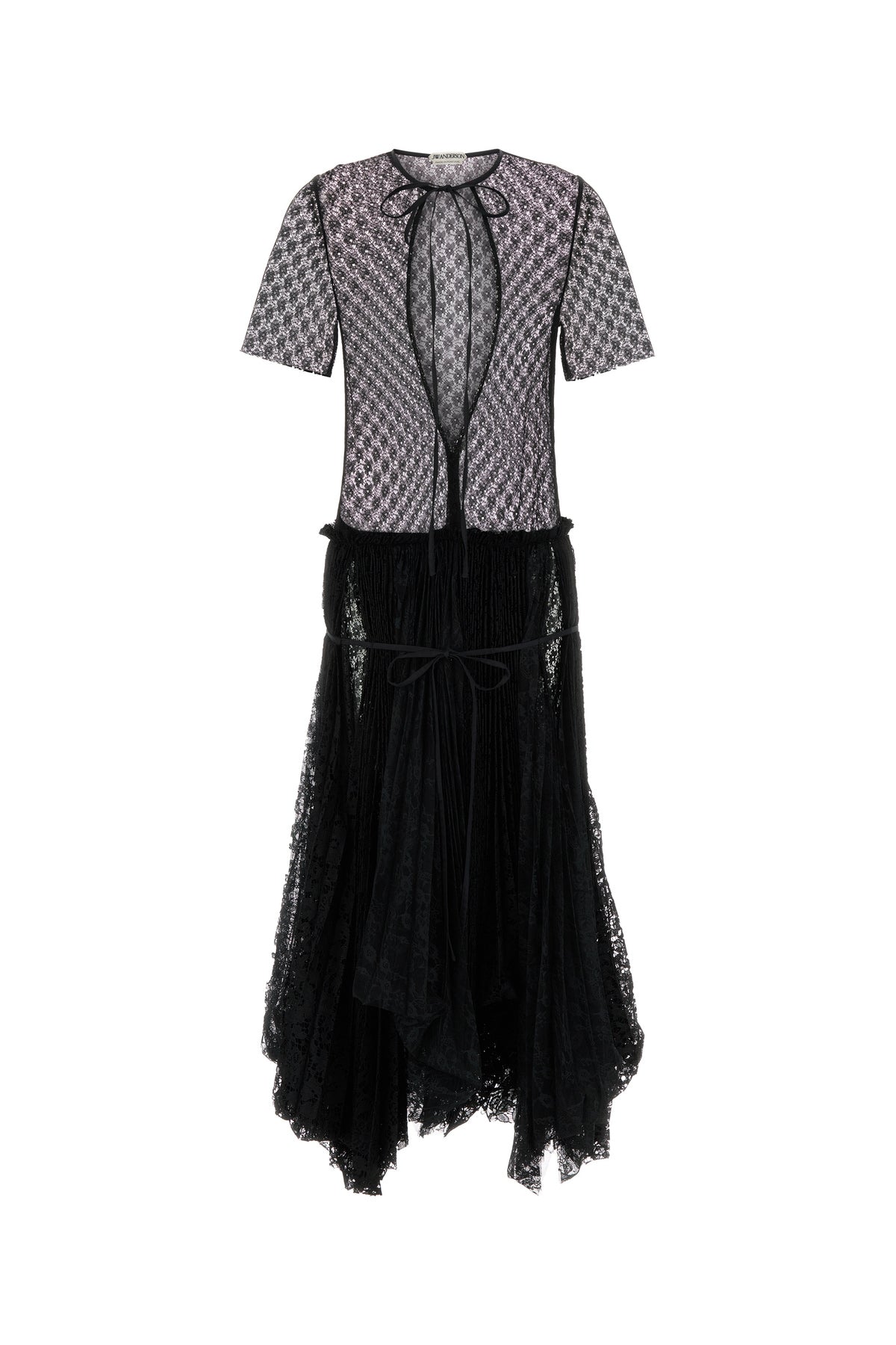 JW Anderson Abito lungo in pizzo nero