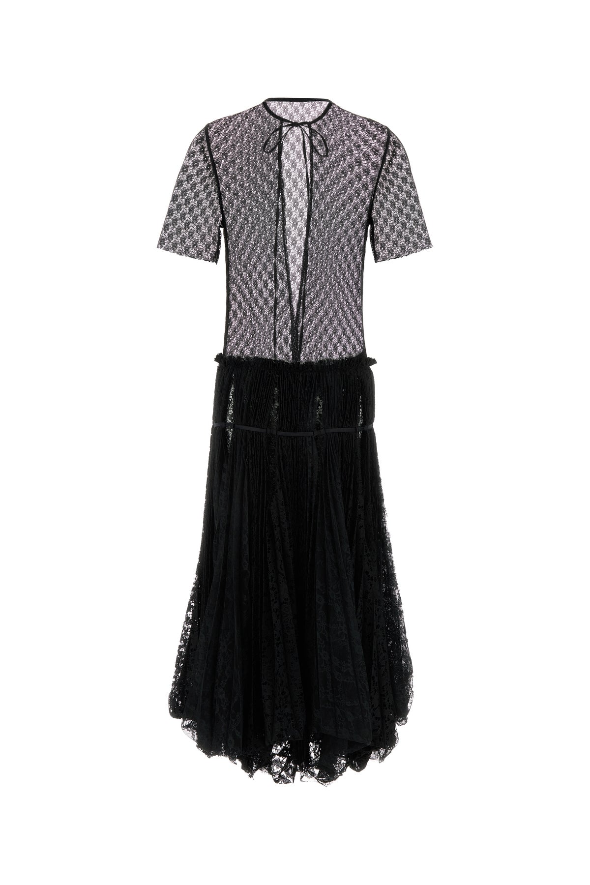 JW Anderson Abito lungo in pizzo nero, view 2