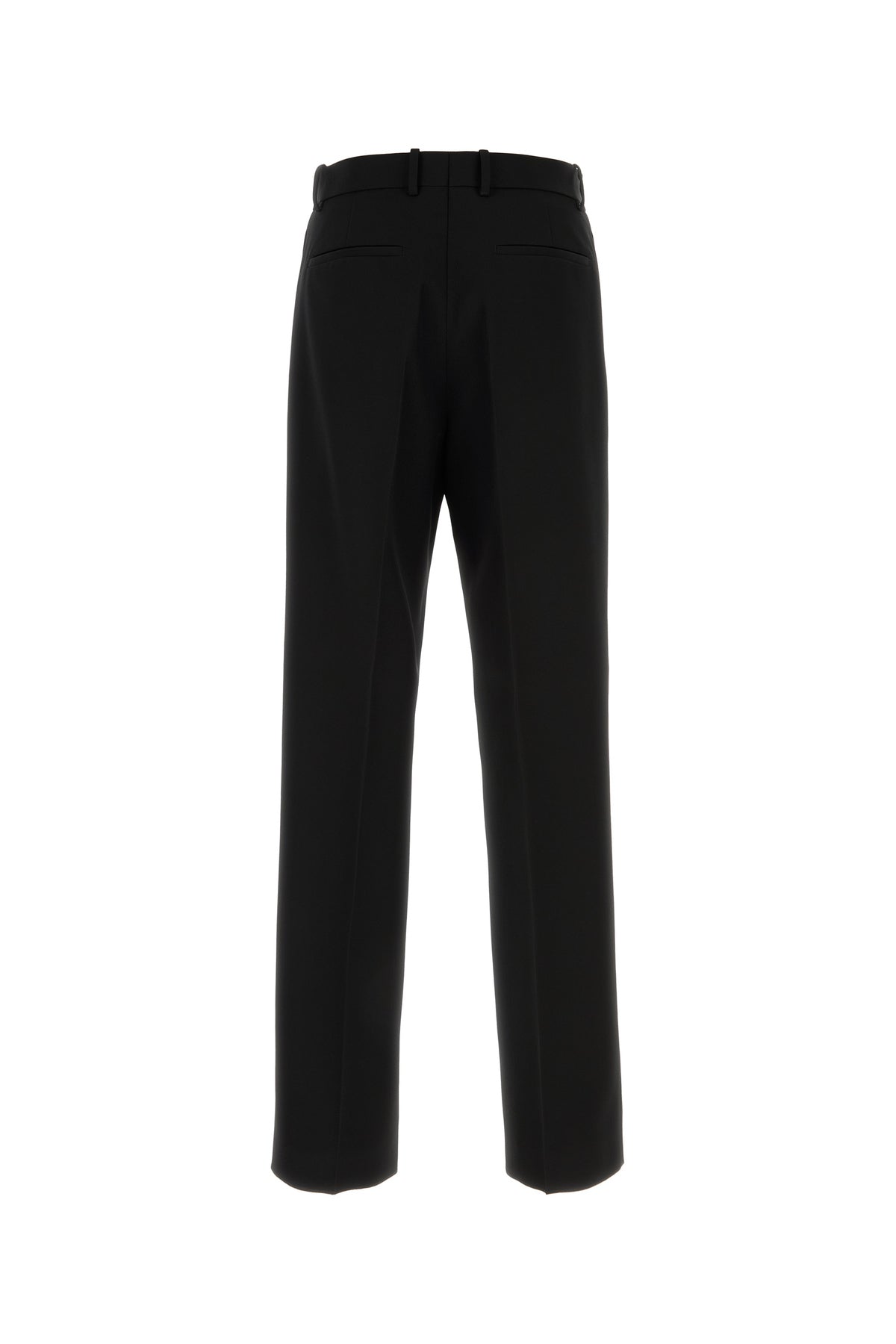 Jil Sander Pantalone in gabardine nero, view 2