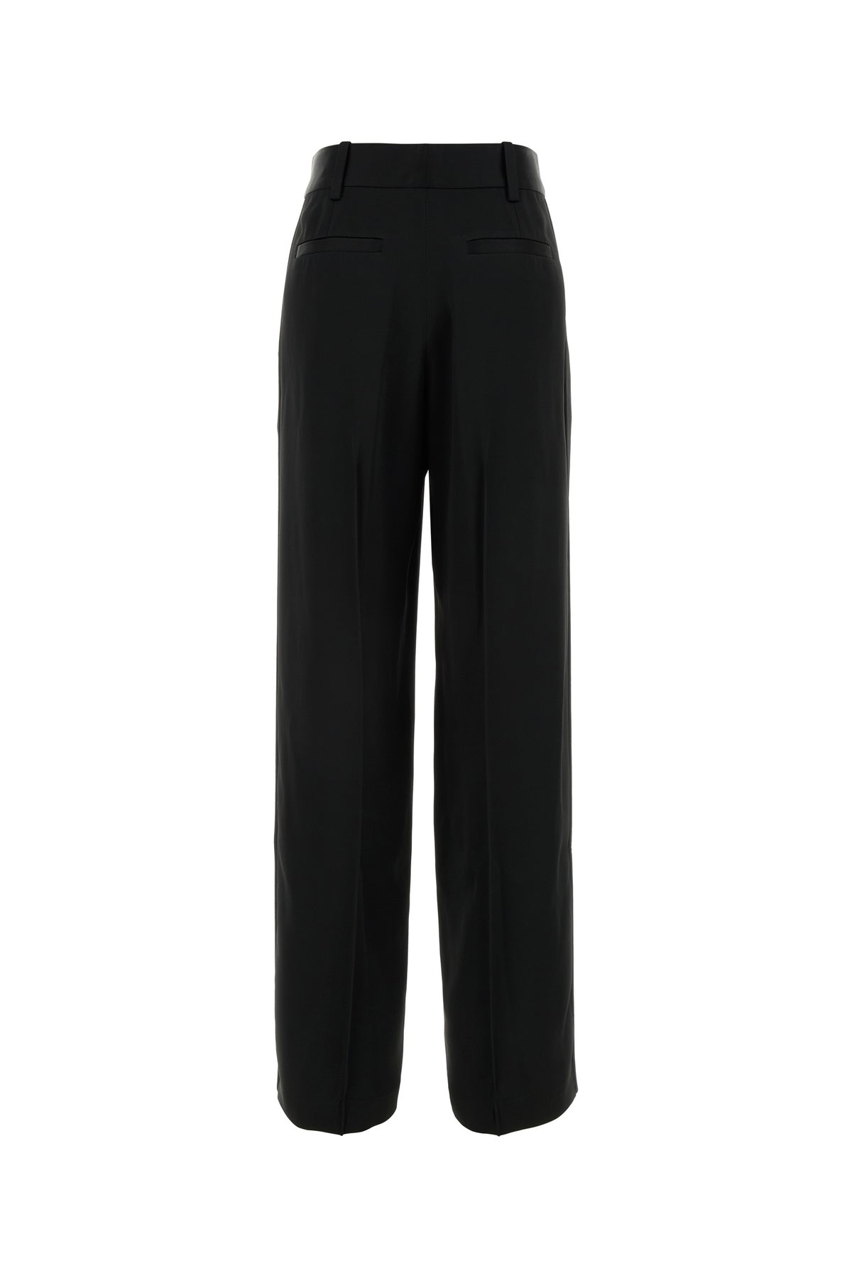 Jil Sander Pantalone in raso nero, view 2