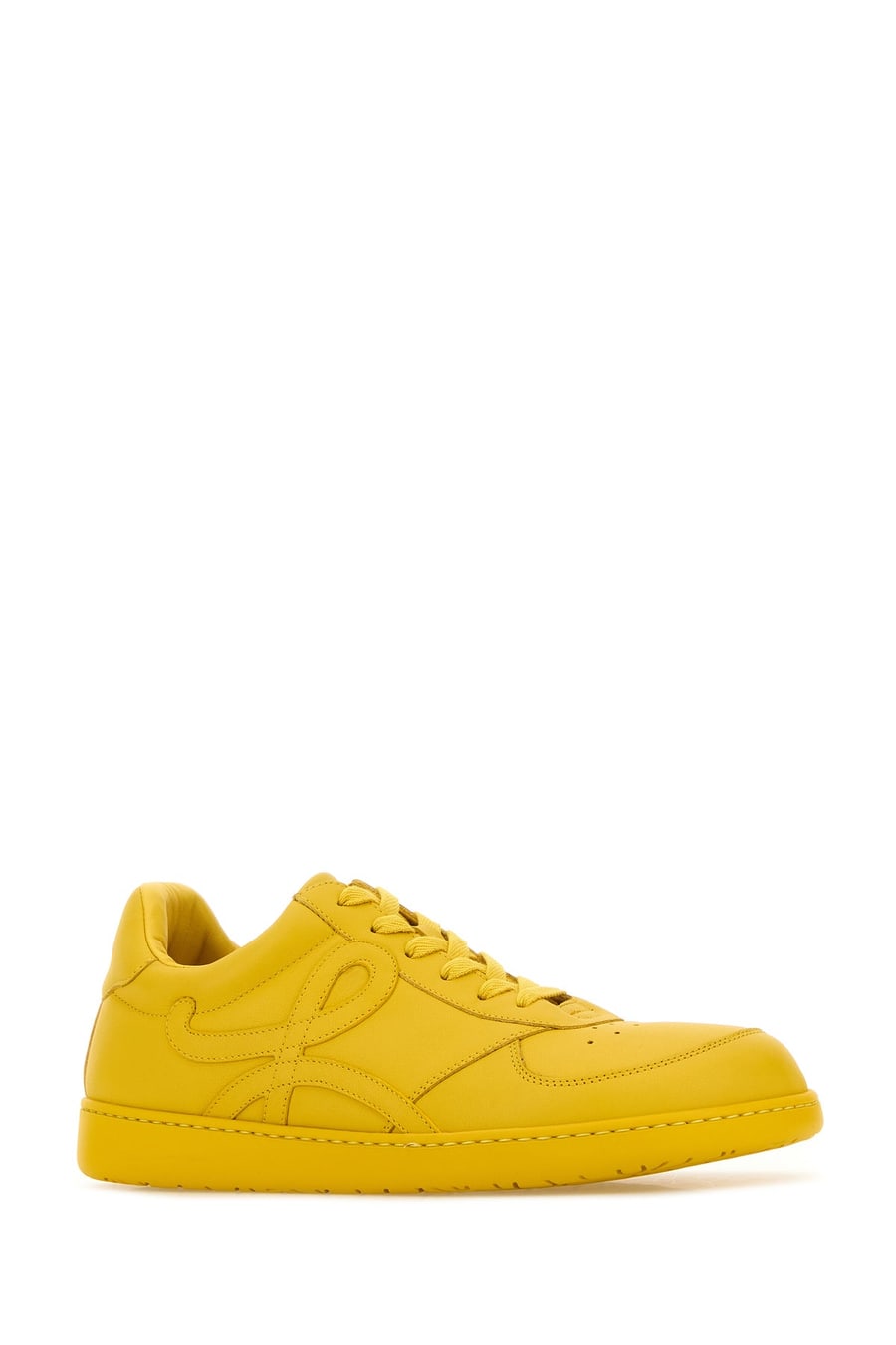 Loewe Sneakers Jambo in pelle gialla, view 2