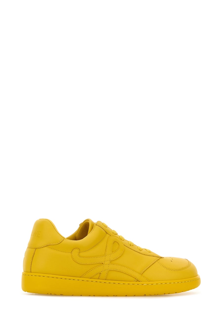 Loewe Sneakers Jambo in pelle gialla, view 3