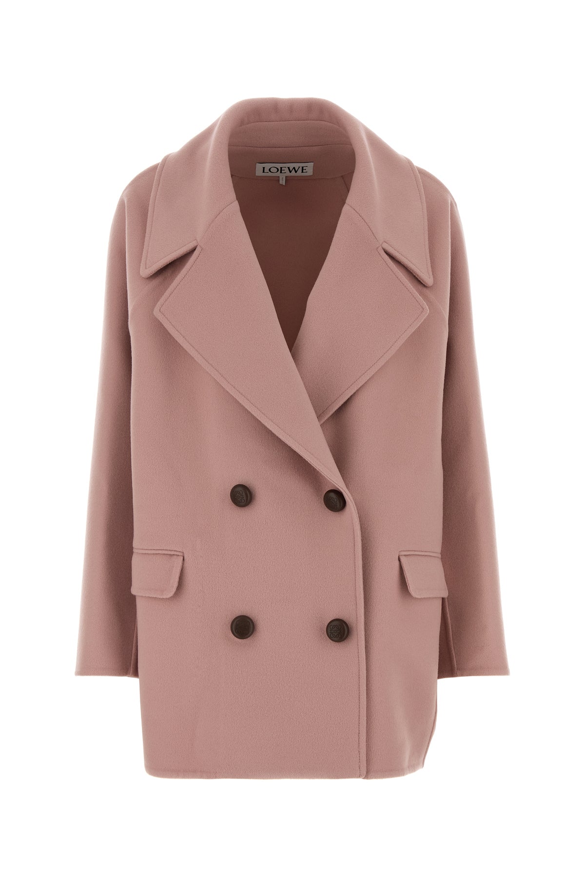 Loewe Cappotto in lana rosa