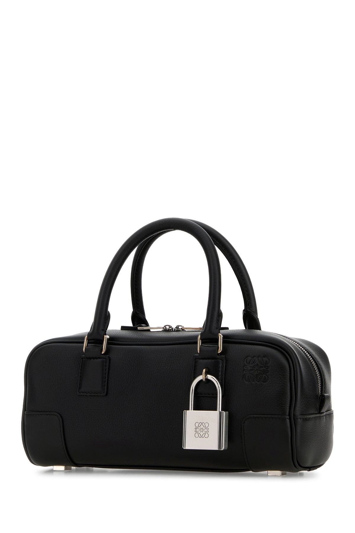 Loewe Borsa a mano Amazona 23 in pelle nera, view 2