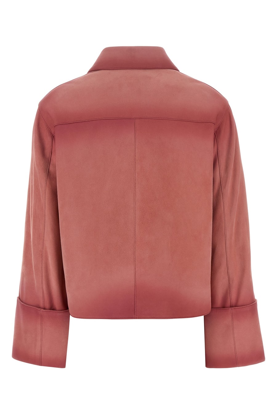 Loewe Giacca in pelle rosa, view 2