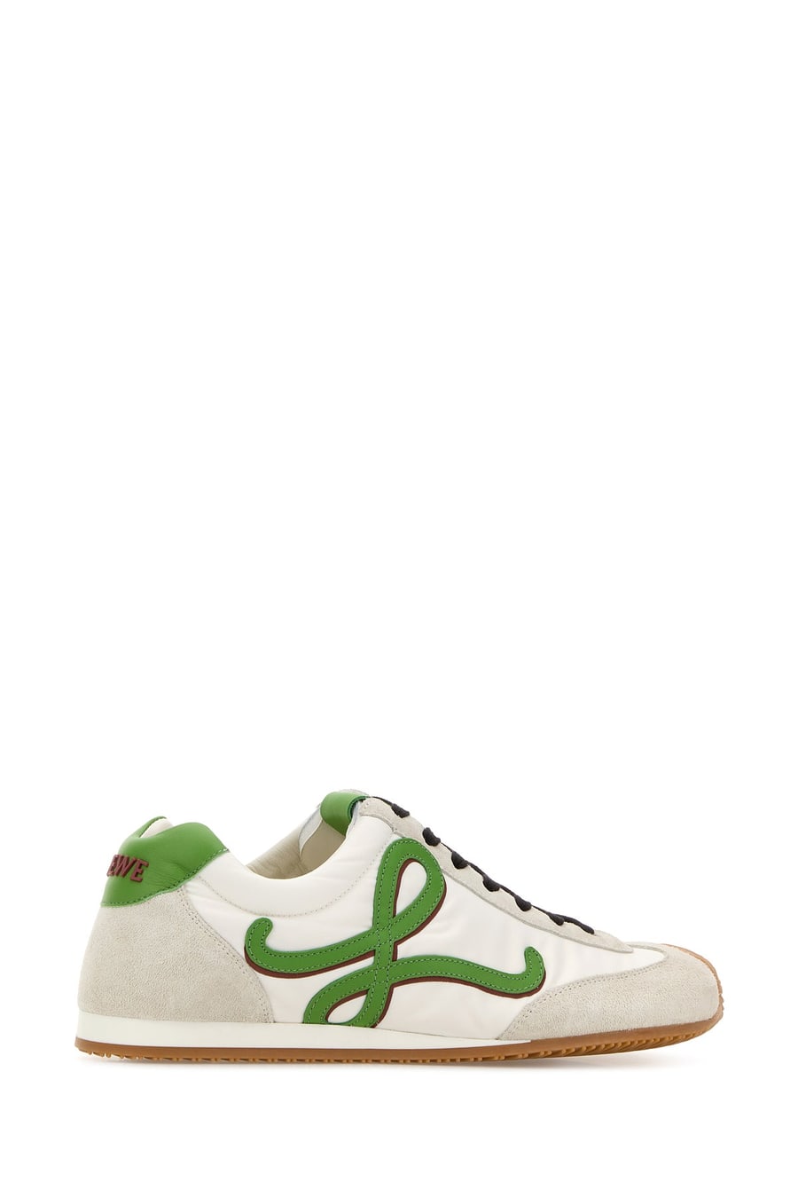 Loewe Sneakers Ballet Runner 2.0 multicolor in tela e pelle scamosciata, view 3