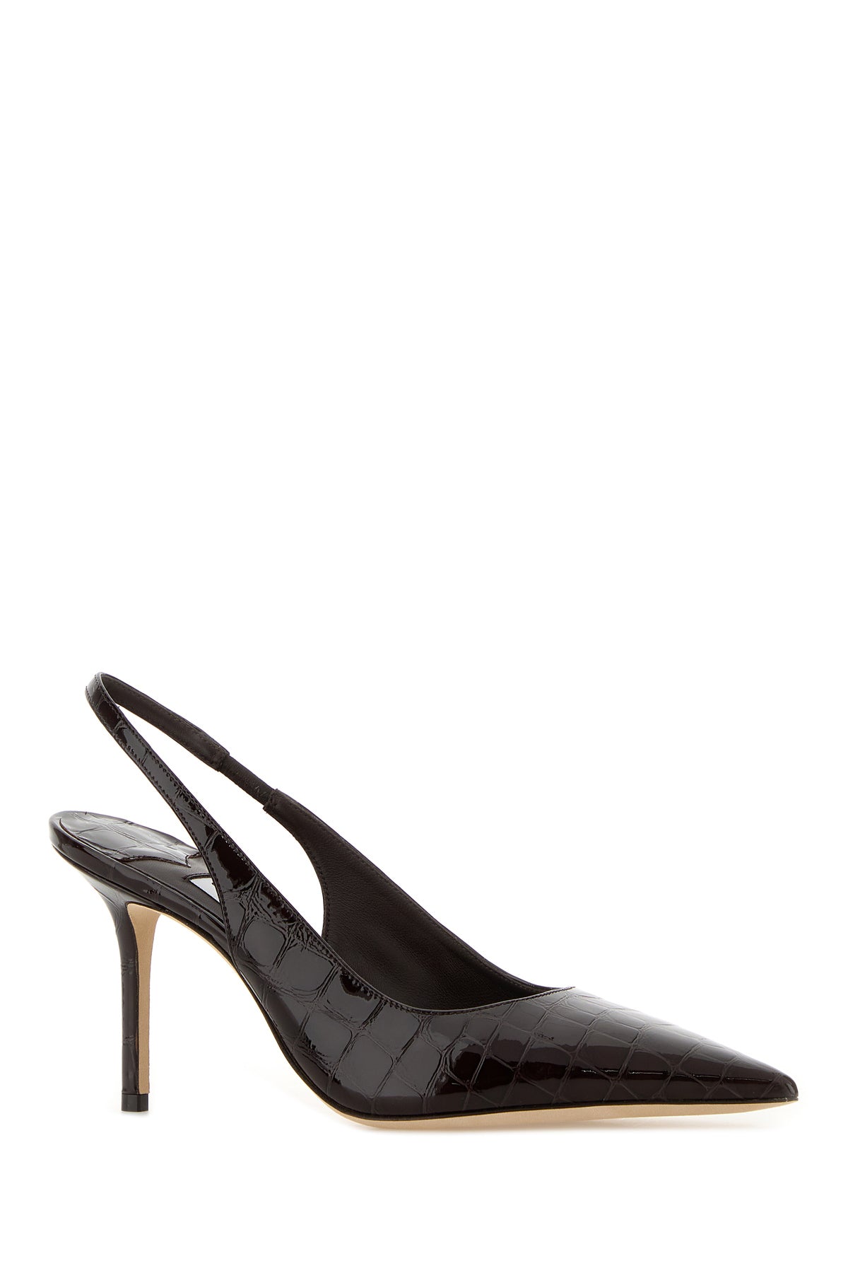 Jimmy Choo Scarpe con tacco Love in pelle testa di moro, view 2