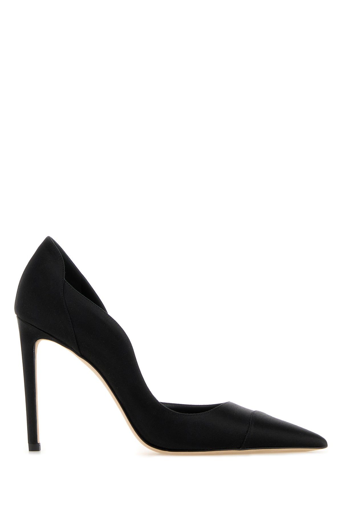 Jimmy Choo Scarpe con tacco Brigitte 100 in raso nero