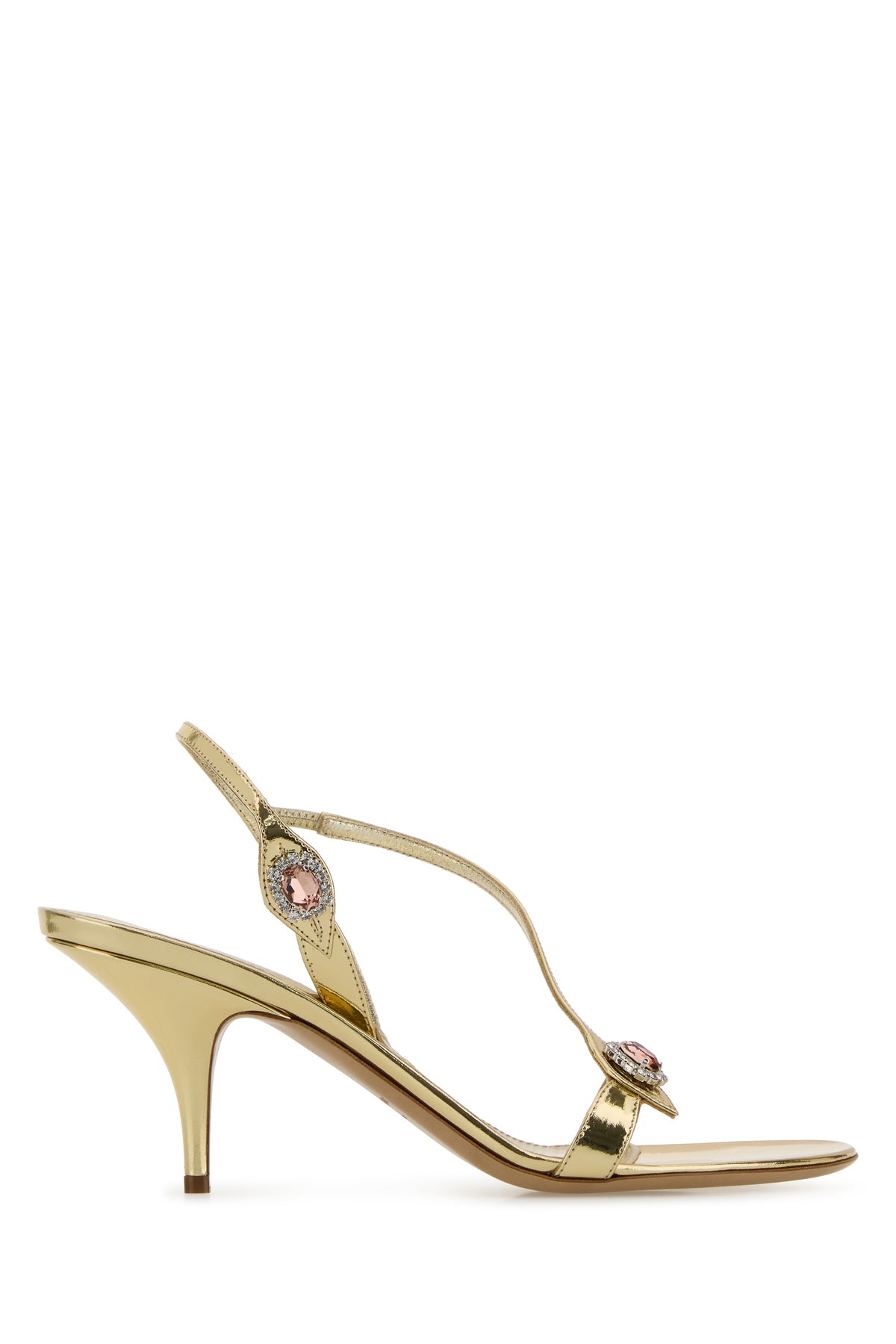 Ferragamo Sandali Sibilla in pelle oro